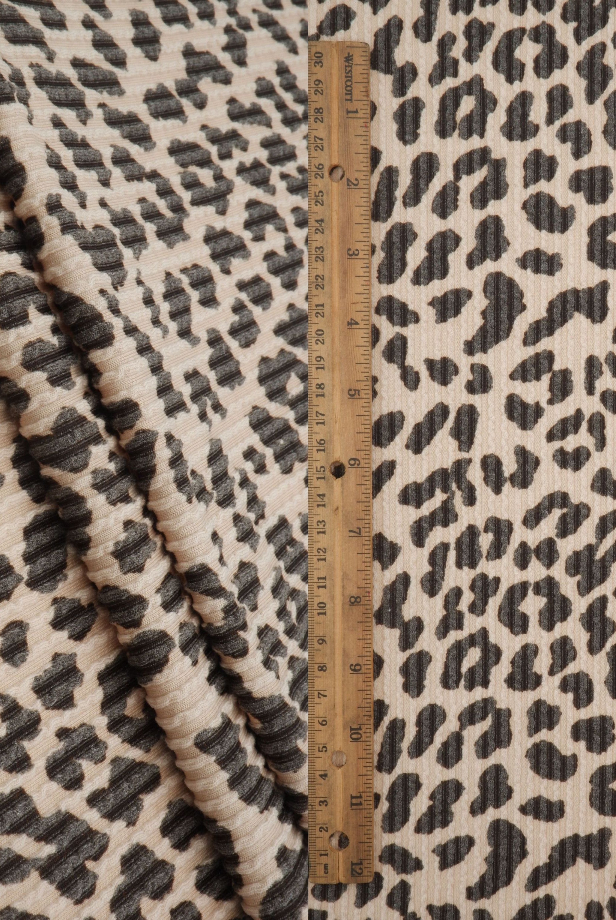 KNT4463-S304102 TAUPE ACTIVEWEAR ANIMAL BODYSUIT DOUBLE KNIT DRESS JACQUARD PANTS POLYESTER RAYON RIB SKIRTS SOLID SPANDEX STRETCH URBAN