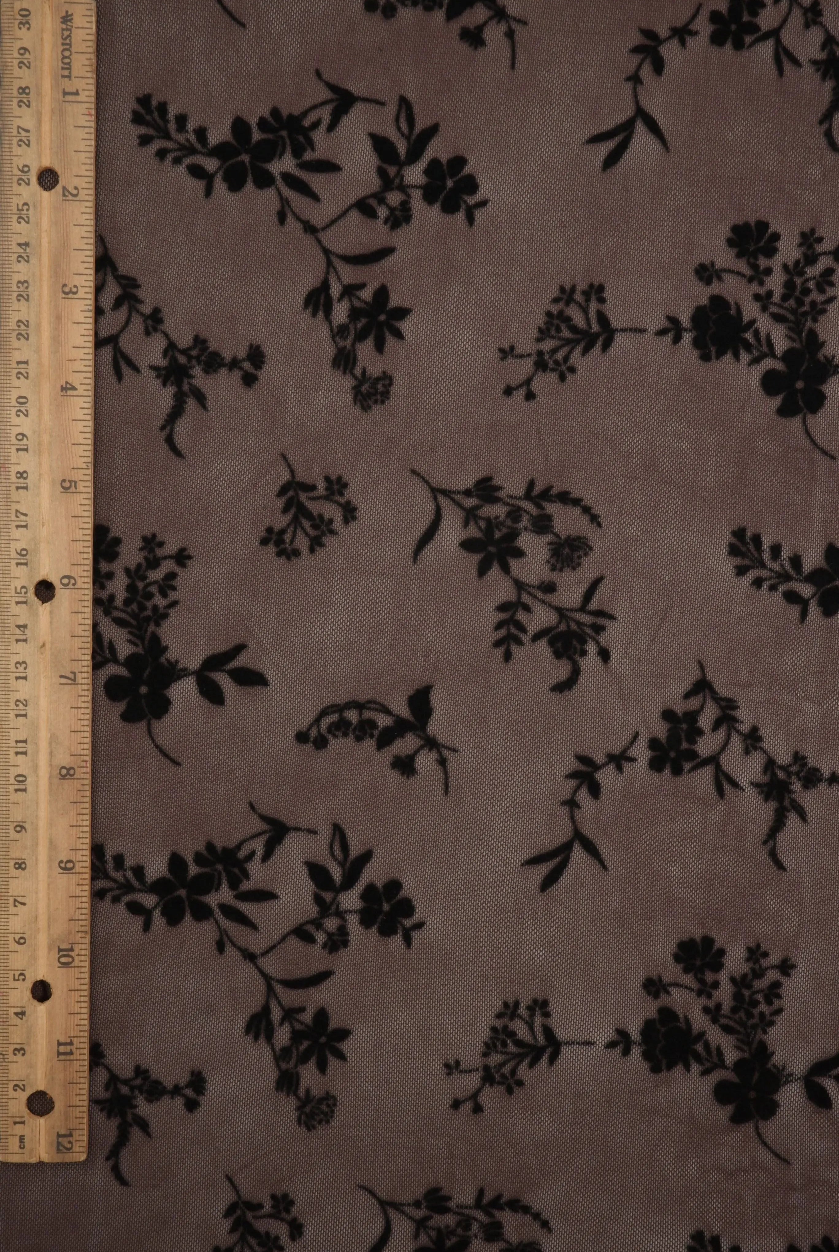 FLOCK-MS11563 BROWN/BLACK MESH