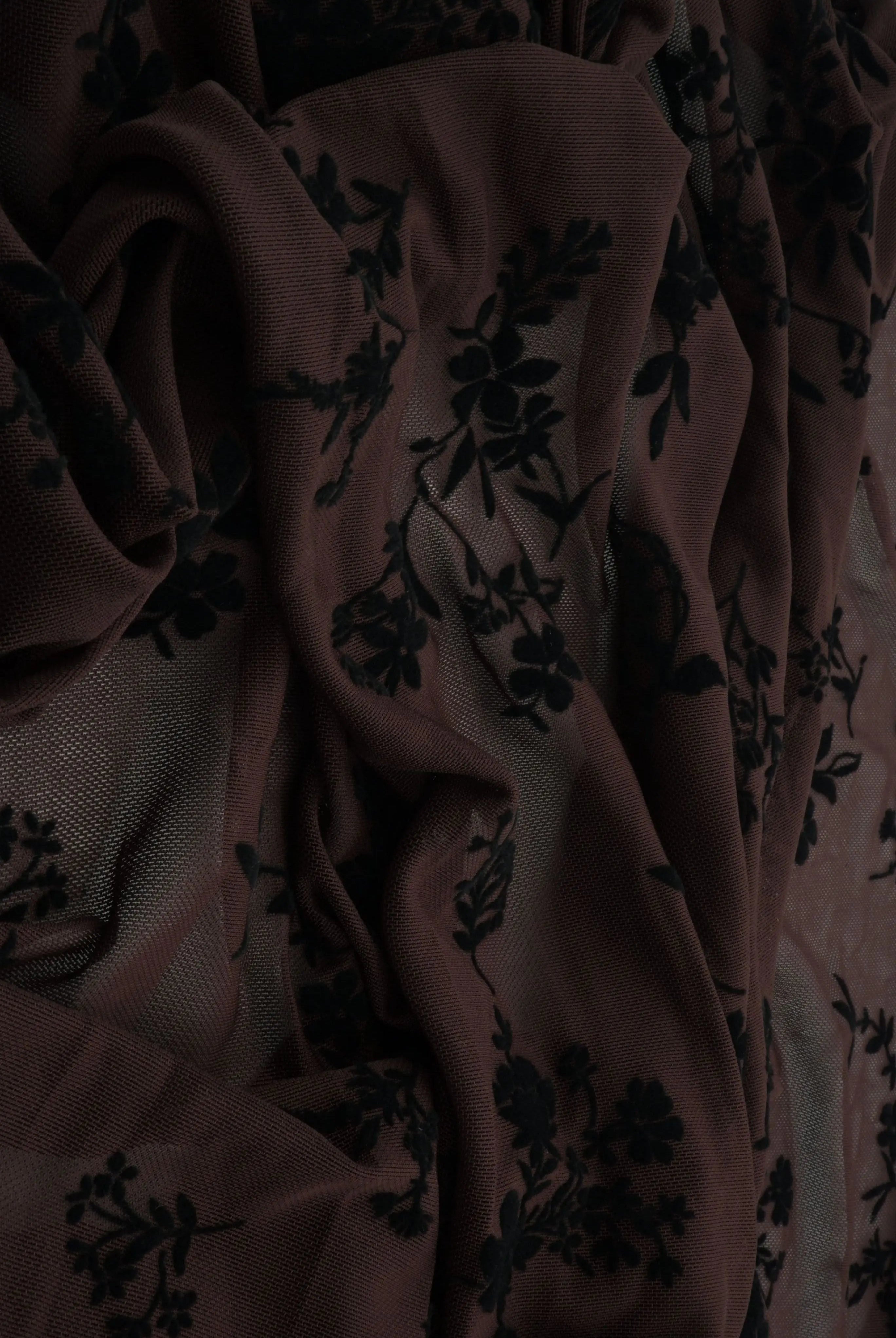 FLOCK-MS11563 BROWN/BLACK MESH