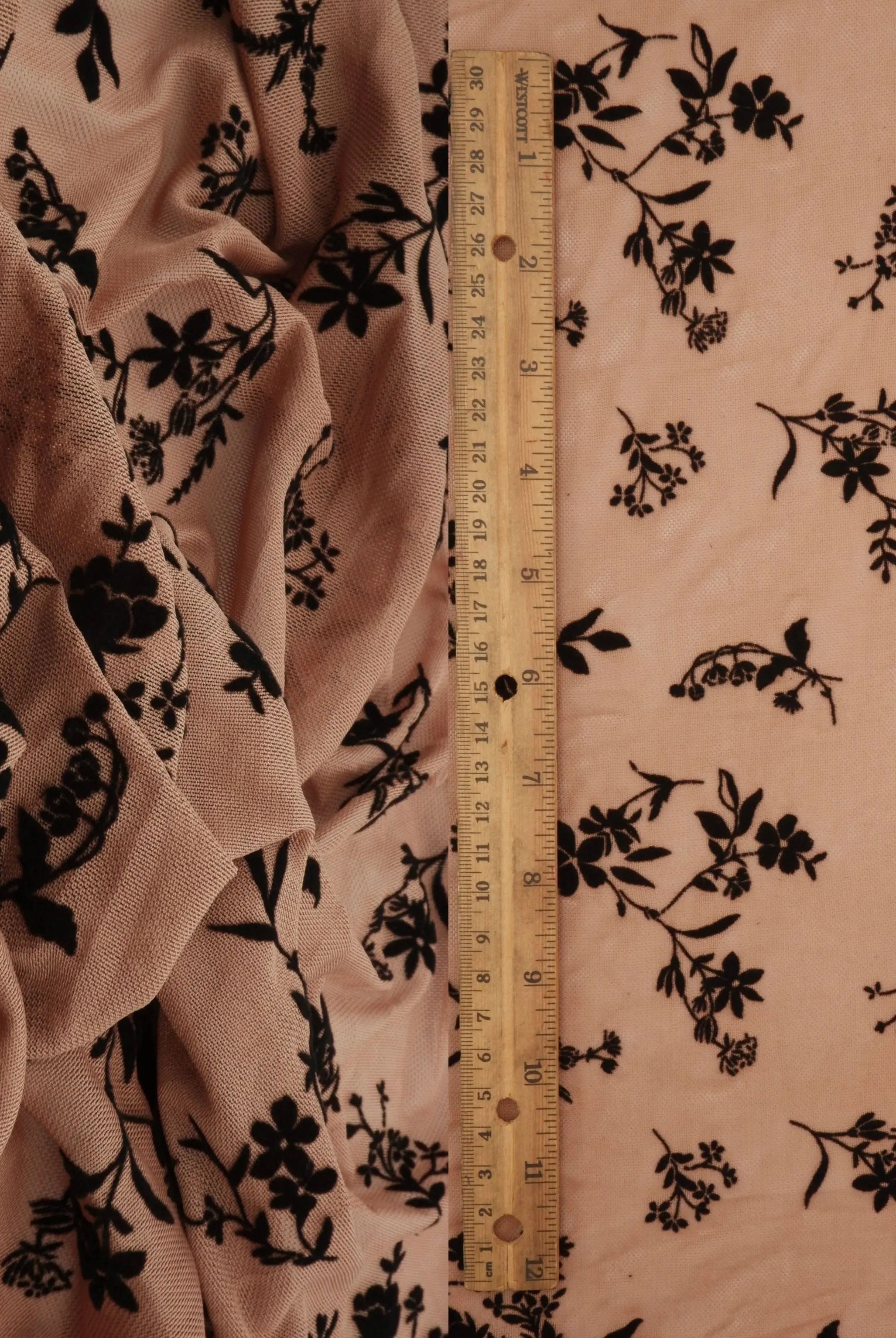 FLOCK-MS11563 MOCHA/BLACK MESH