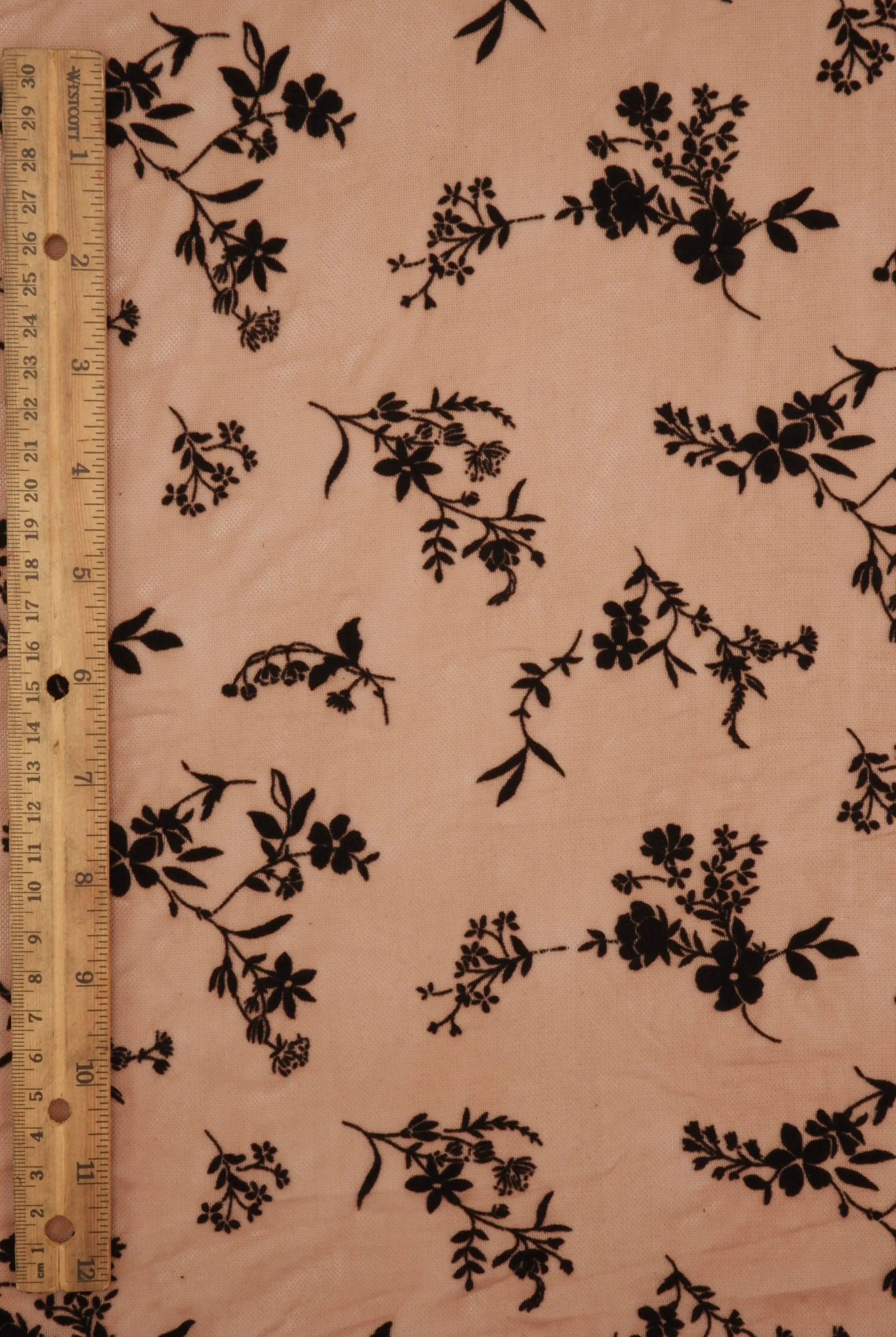 FLOCK-MS11563 MOCHA/BLACK MESH