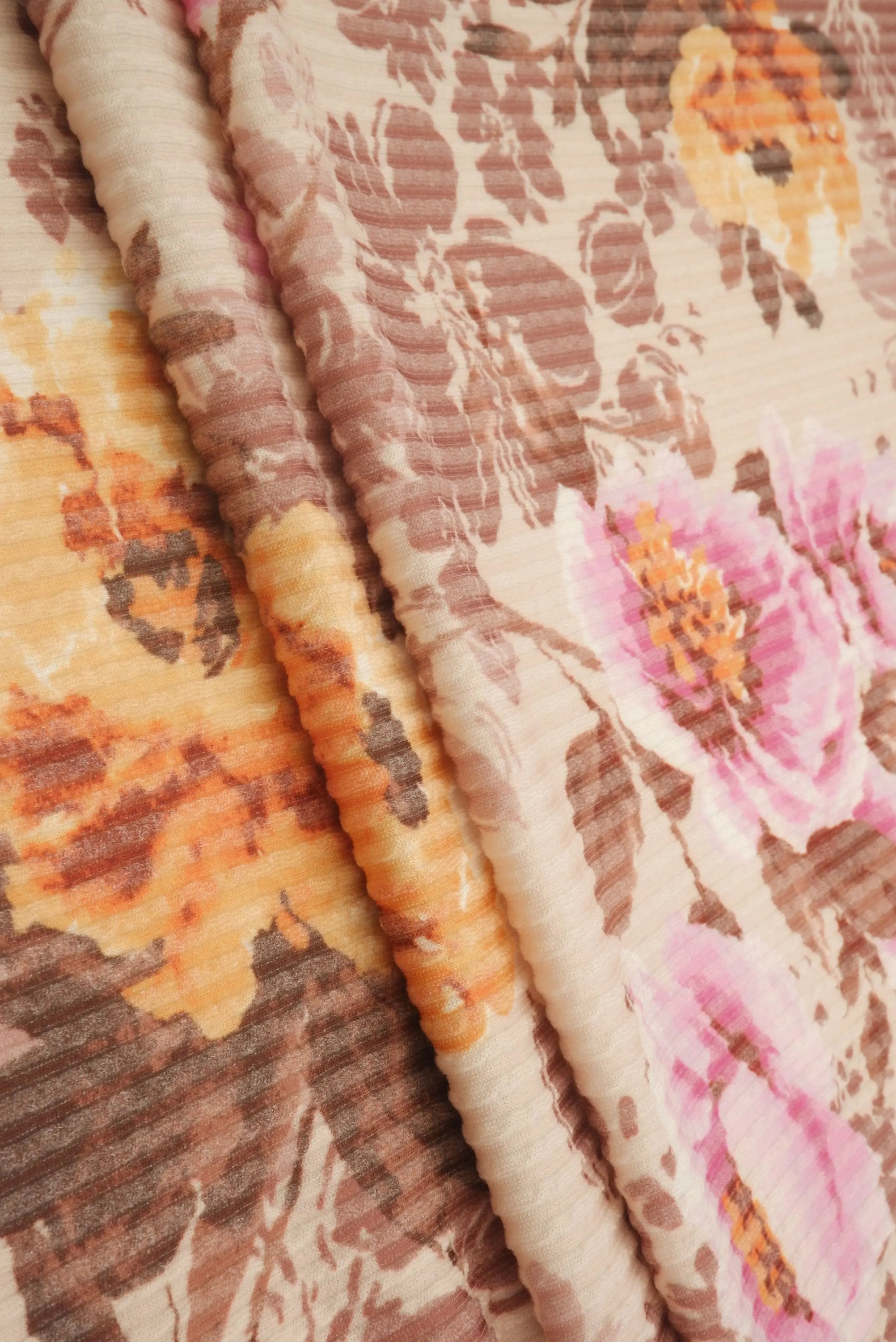 KNT4463-MS11567 TAUPE/PINK KNIT