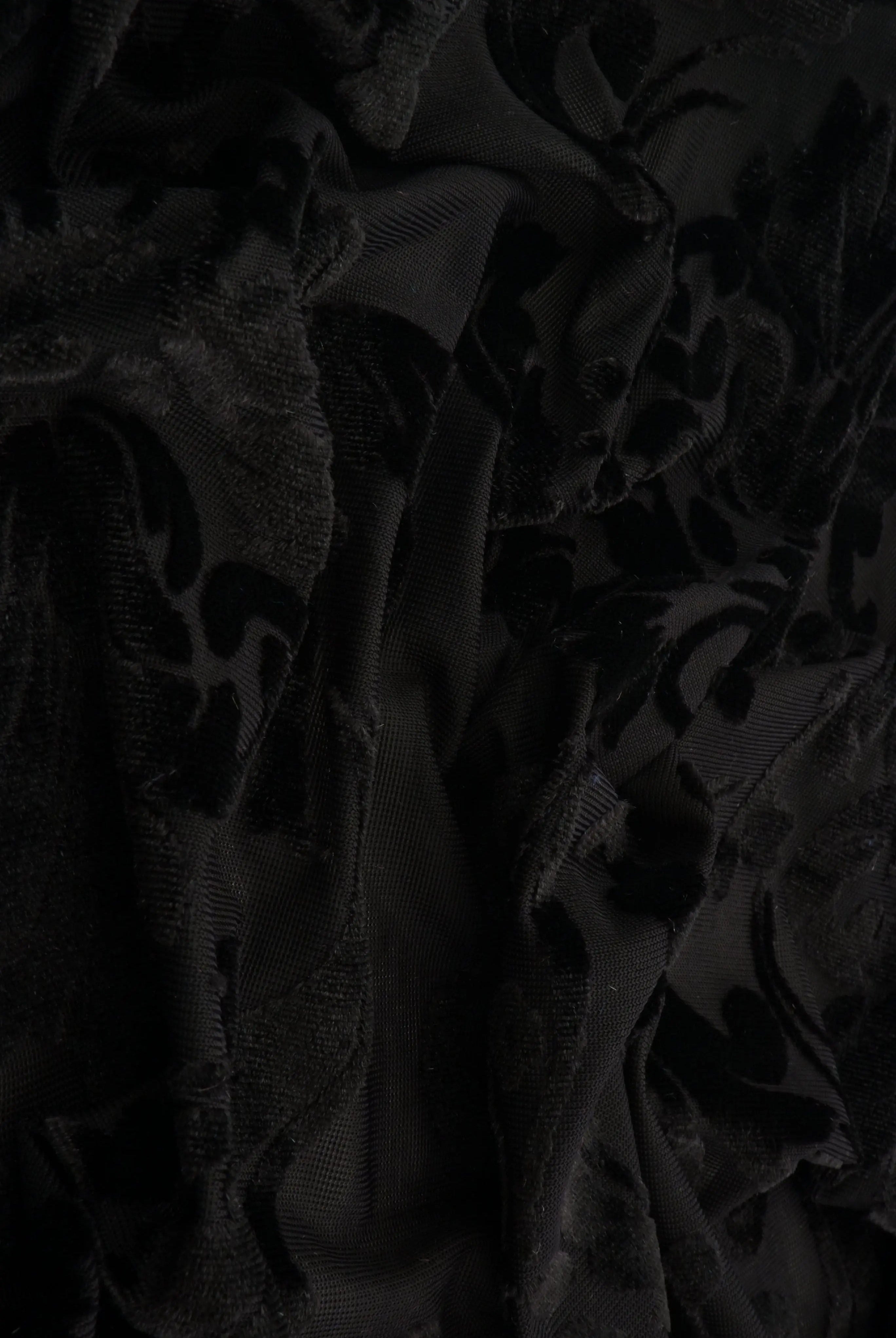 KNT3869-MS11593 BLACK KNIT