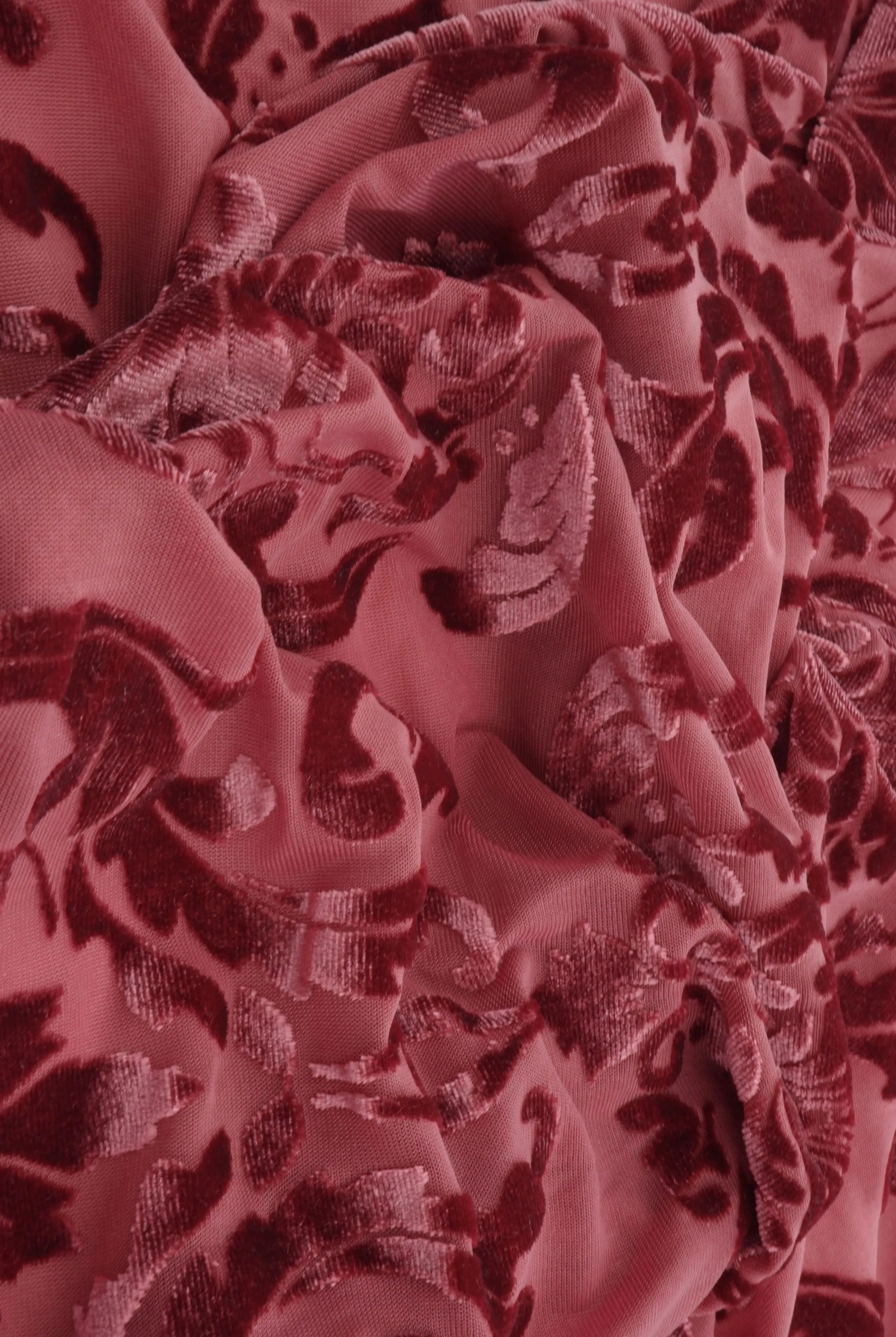 KNT3869-MS11593 ROSE DRIED KNIT