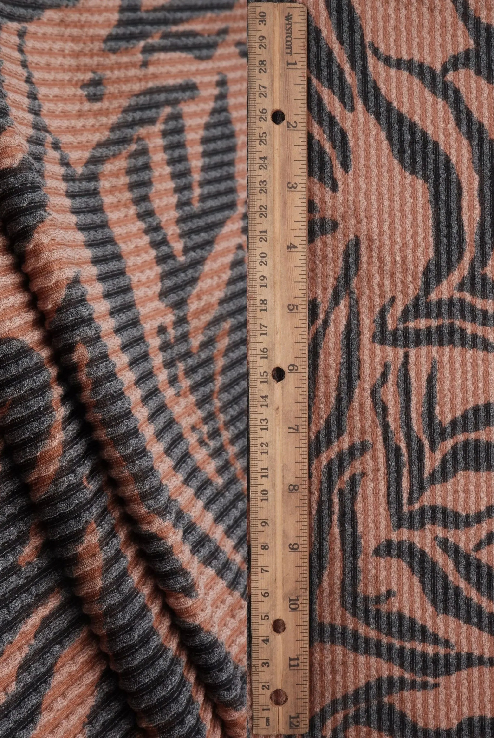 KNT4463-MS11564 BROWN KNIT