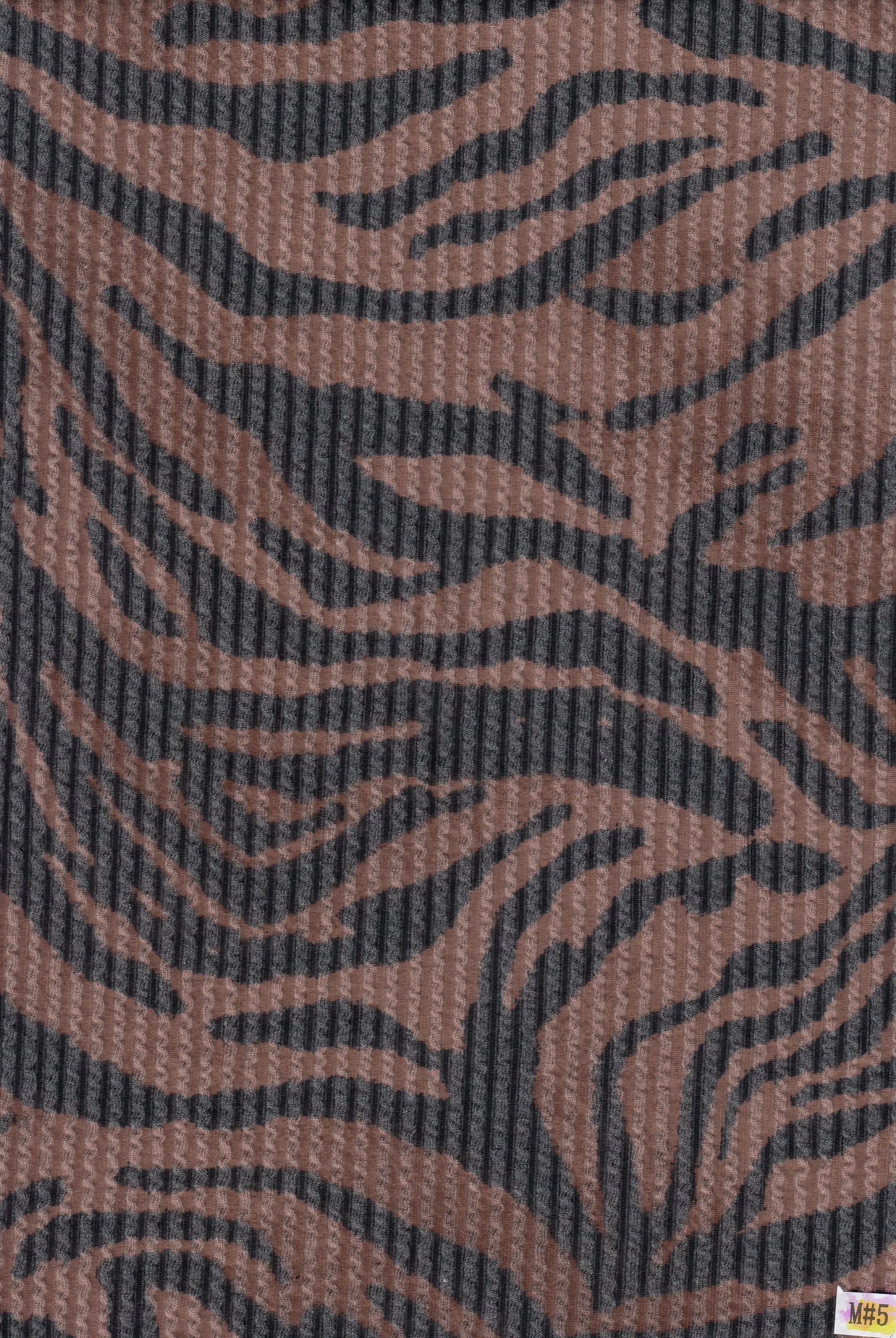 KNT4463-MS11564 BROWN KNIT