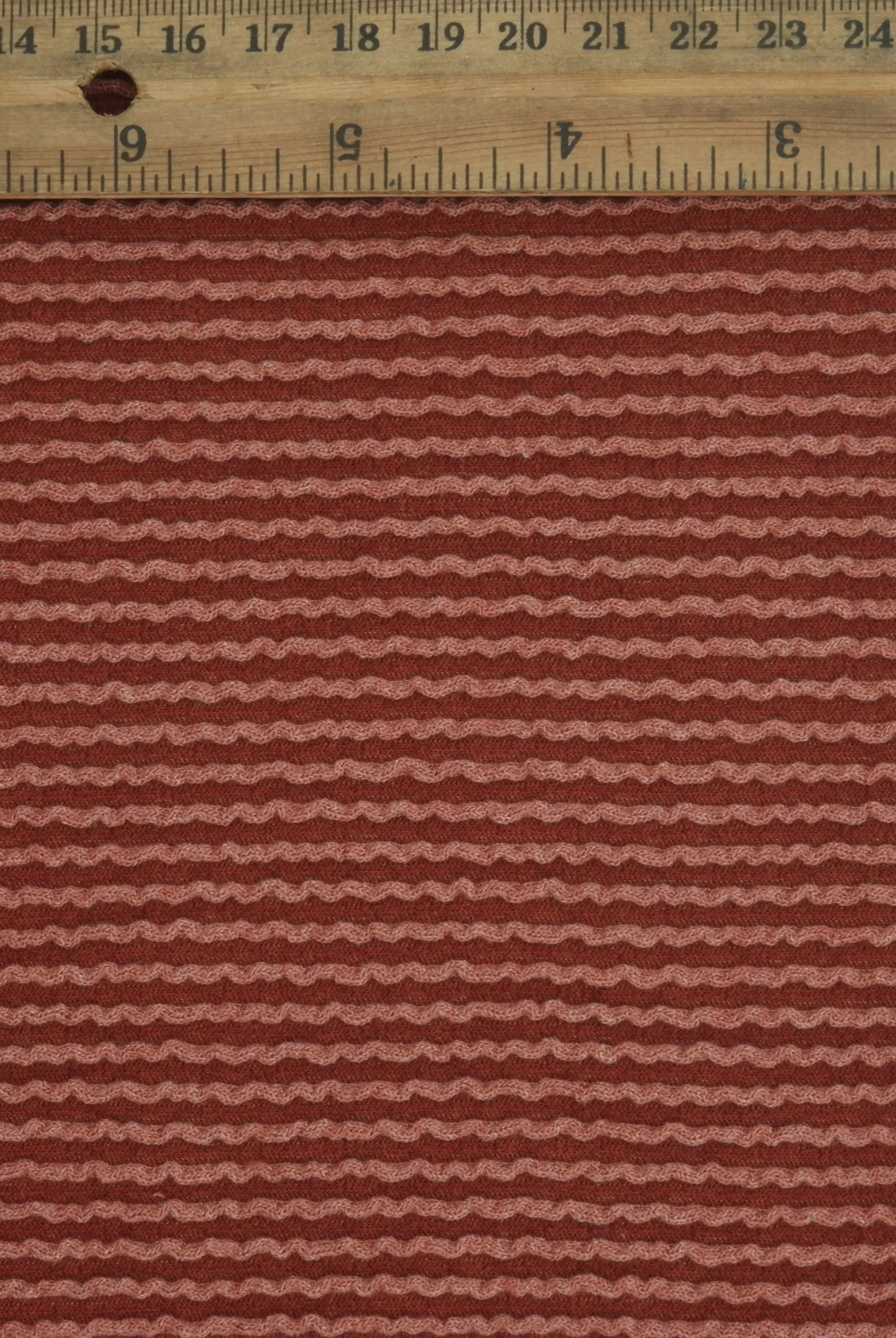 KNT4463 RUST DK BODYSUIT BOTTOMS CAMI DOUBLE KNIT DRESS JACQUARD LOUNGEWEAR NO-PRINT PANTS POLYESTER RAYON RIB SOLID SPANDEX STRETCH SWEATER T-SHIRT URBAN