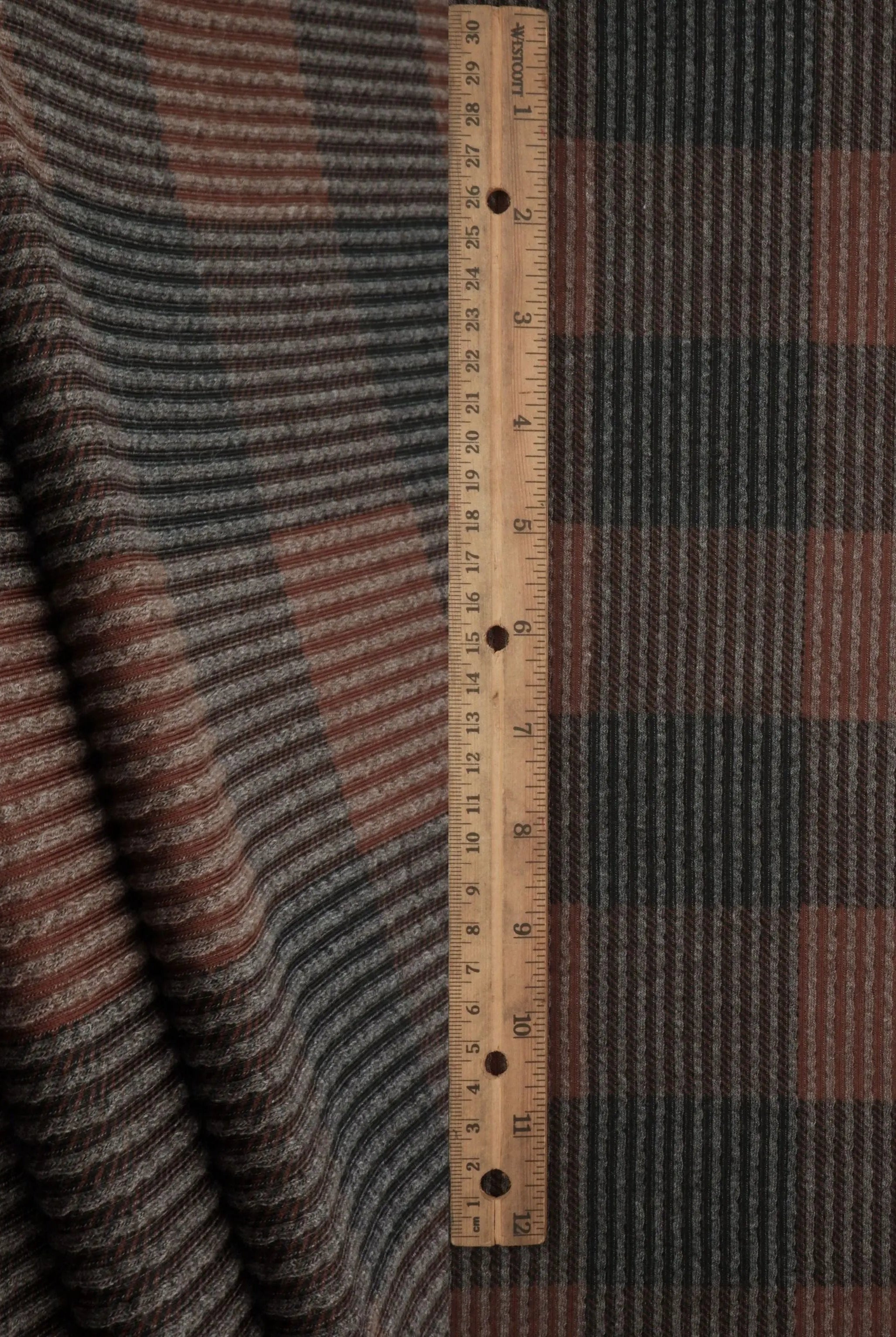 KNT4463-DU917 BROWN/BLACK KNIT