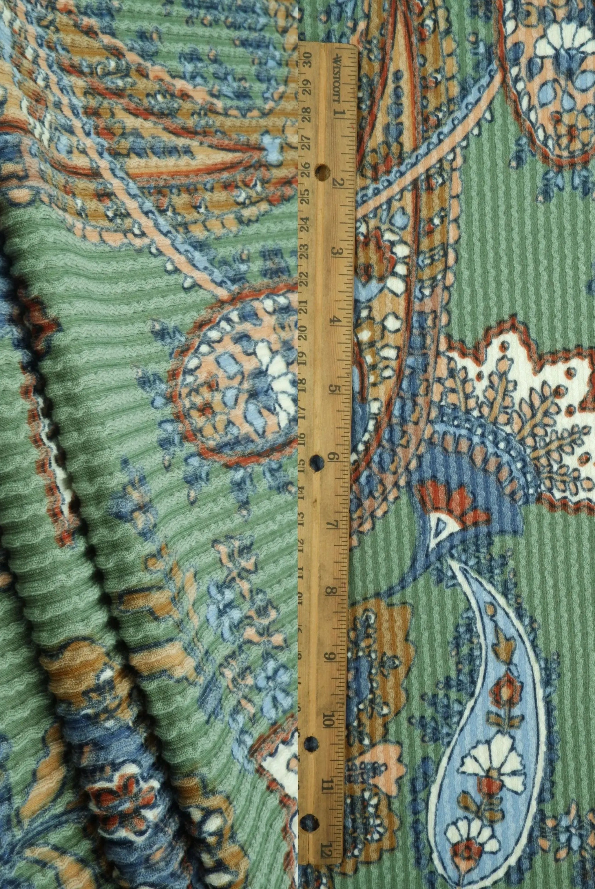 KNT4463-Q10504B OLIVE VINTAGE KNIT