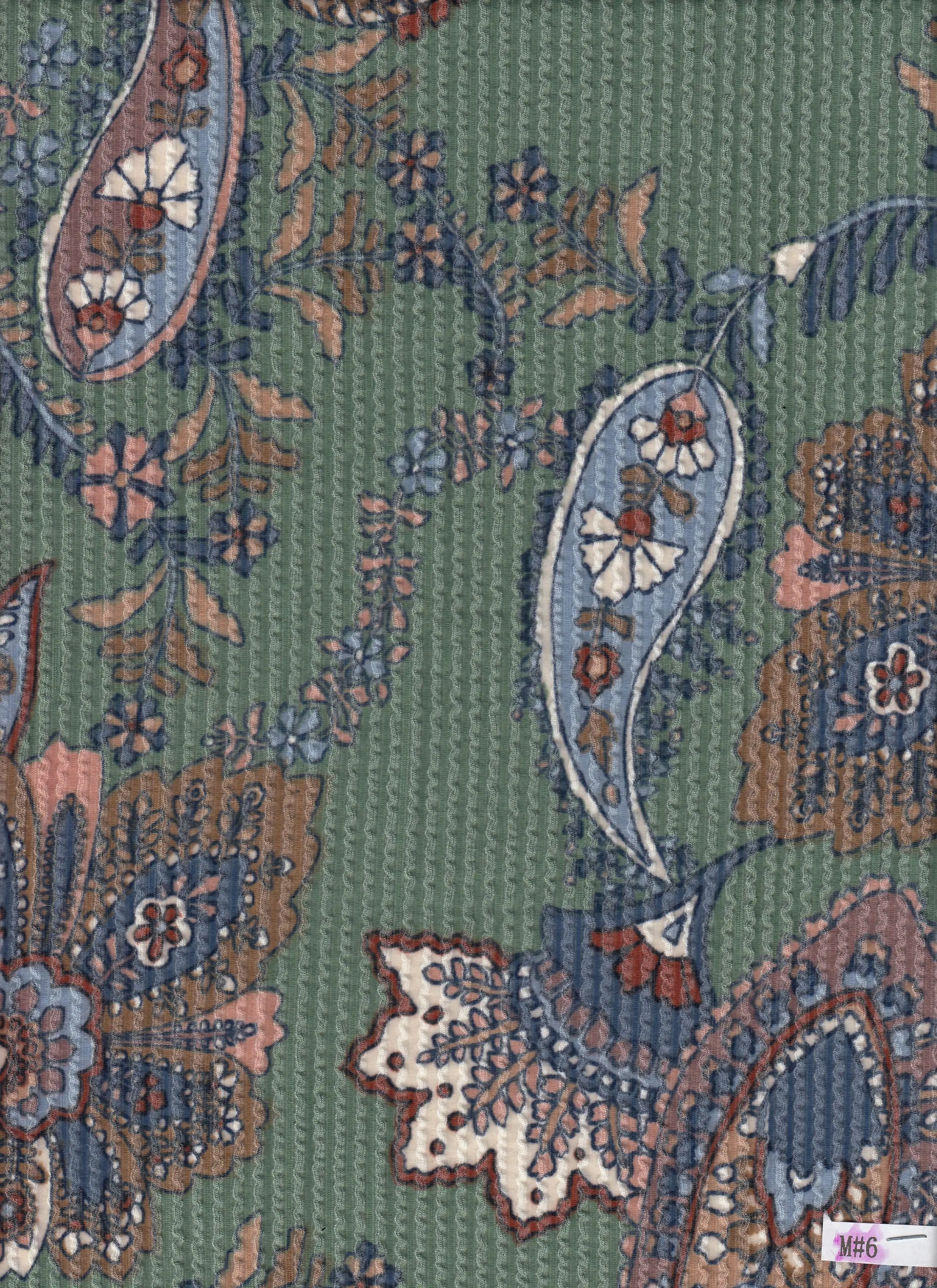 KNT4463-Q10504B OLIVE VINTAGE KNIT