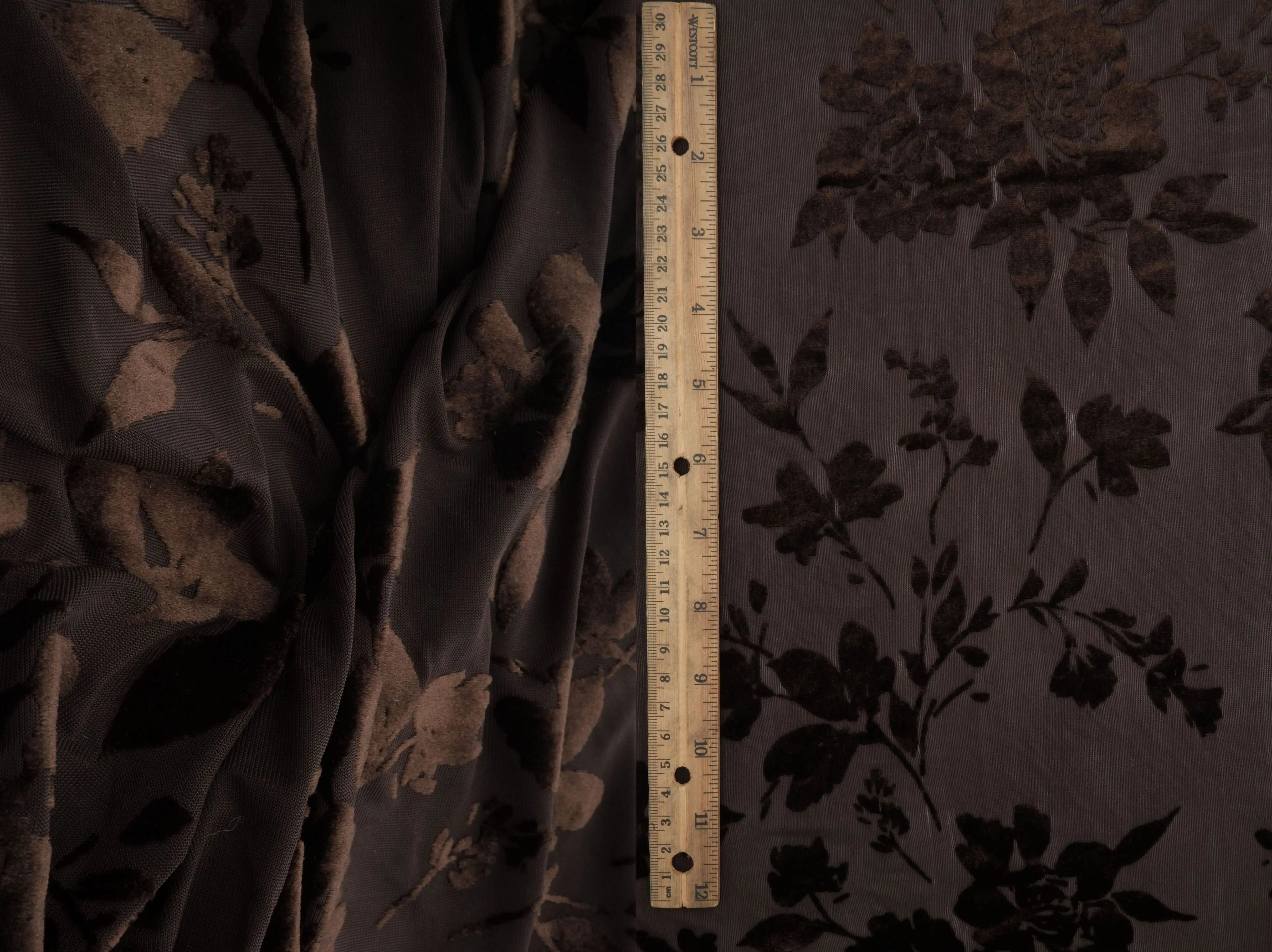 KNT3869-MS11375 COFFEE BEAN BLOUSE BODYSUIT BOTTOMS BURNOUT CAMI DRESS FLORAL KNIT NYLON PANTS POLYESTER PRINT-B SPANDEX STRETCH TOPS TUNICS