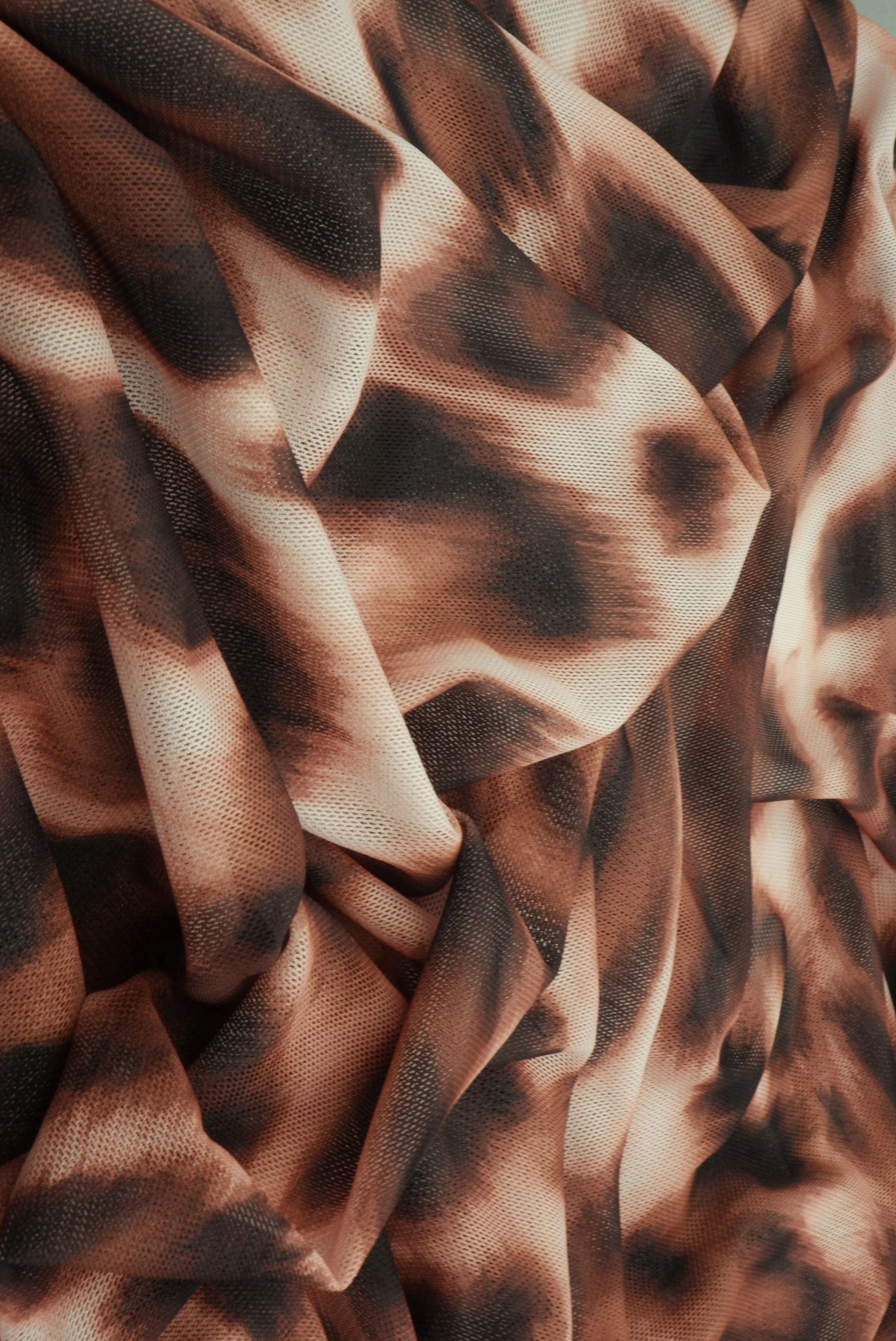 Animal Leopard Mesh Digital Print Fabric MESH-MS11583D - Fabric Selection WS