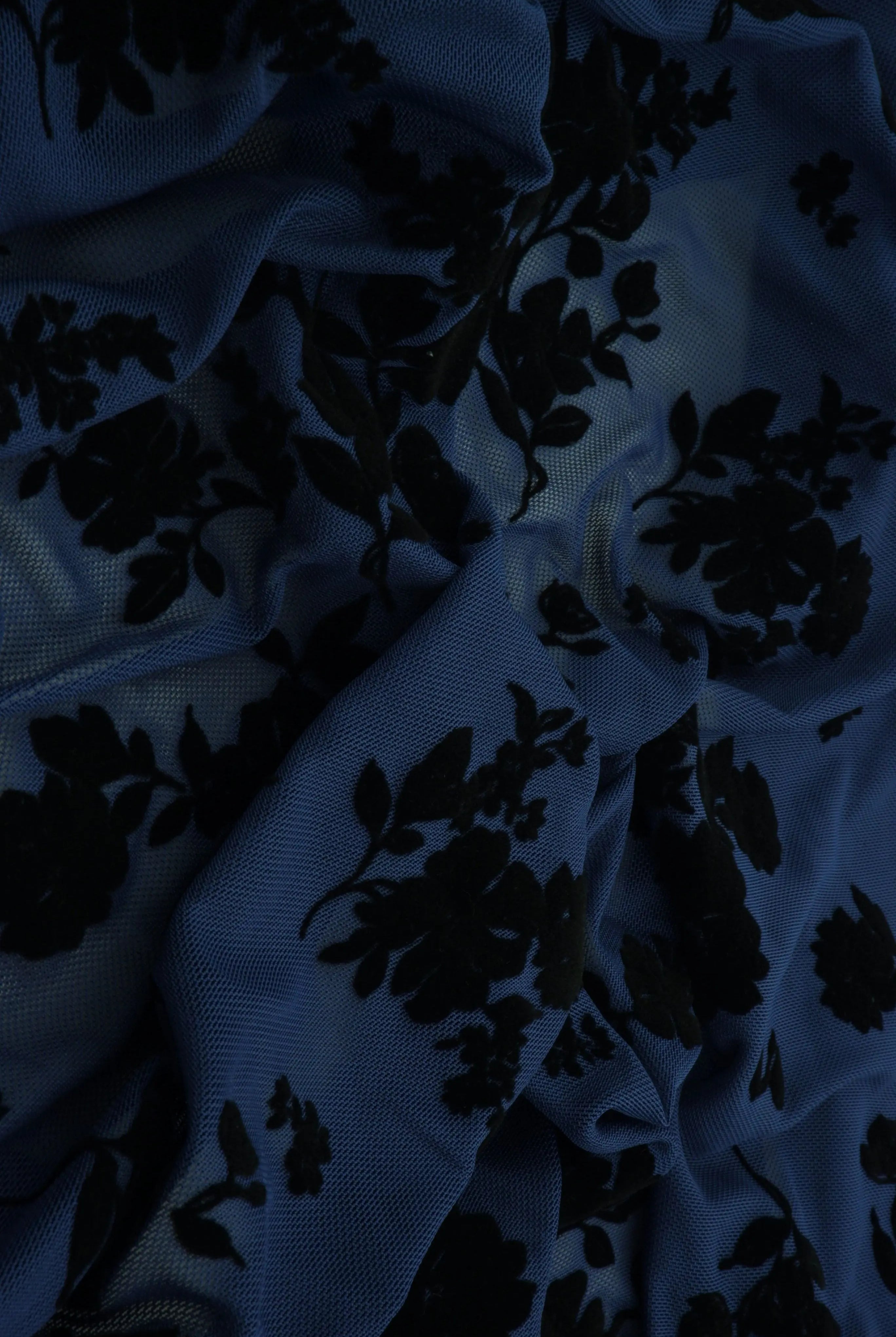 FLOCK-MS11575 NAVY/BLACK MESH