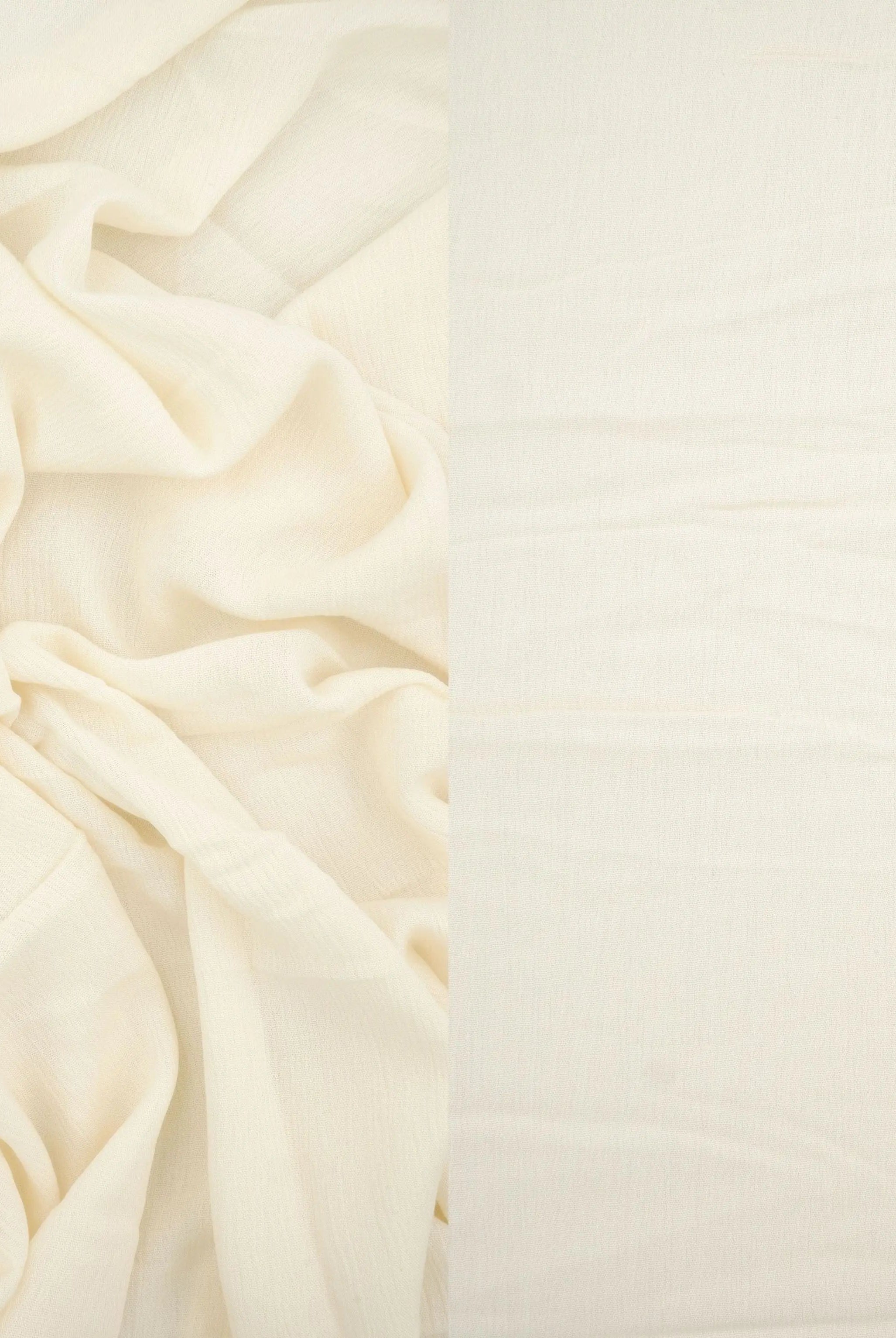 CRP3143 CREAM NEW BLOUSE BOTTOMS CAMI CREPON DRESS NO-PRINT OUTERWEAR RAYON SKIRTS SOLID T-SHIRT TOPS TUNICS WOVEN