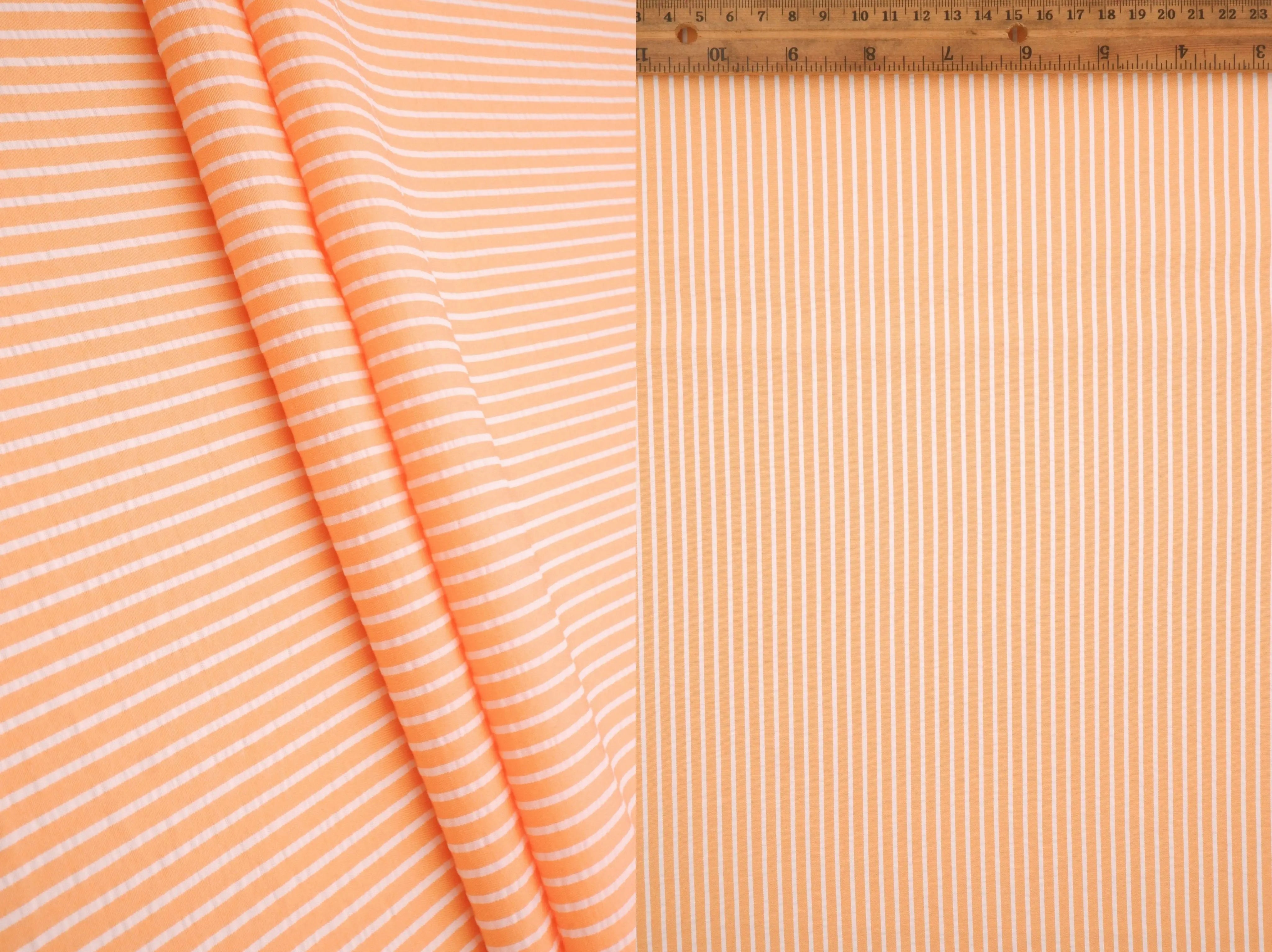 Seersucker Stripe Polyester Rayon Woven Fabric - POP4621 - Fabric Selection WS