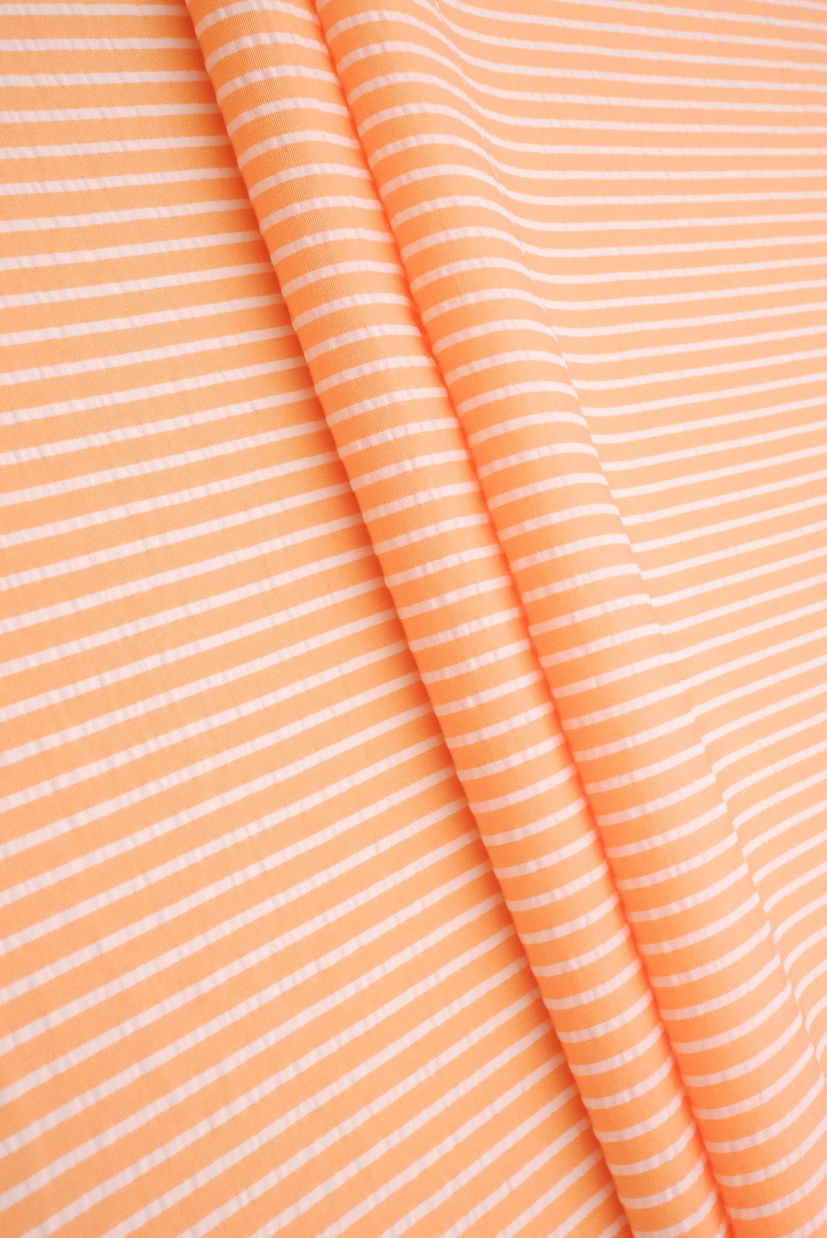 Seersucker Stripe Polyester Rayon Woven Fabric - POP4621 - Fabric Selection WS