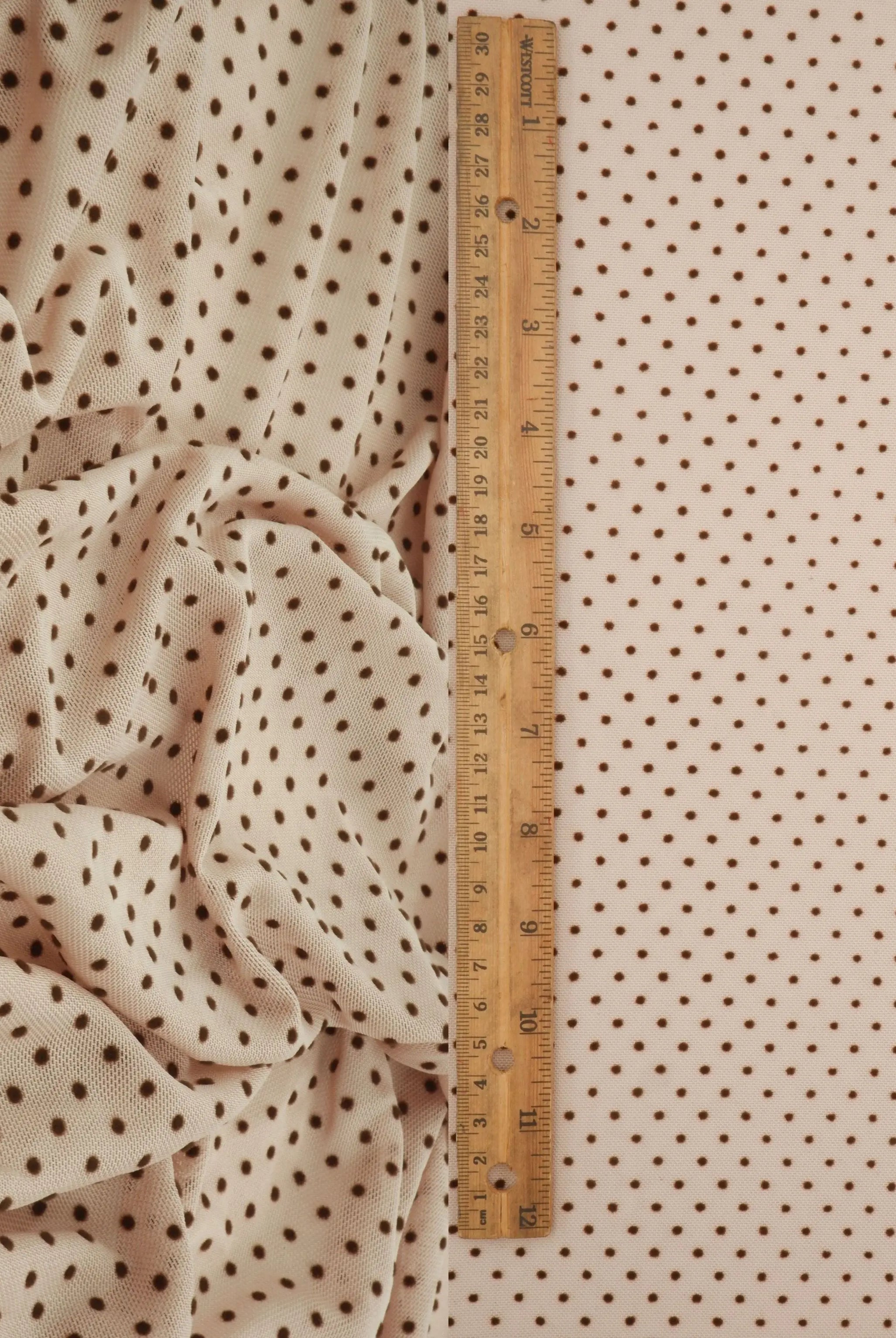 FLOCK-DU1614 TAUPE MESH