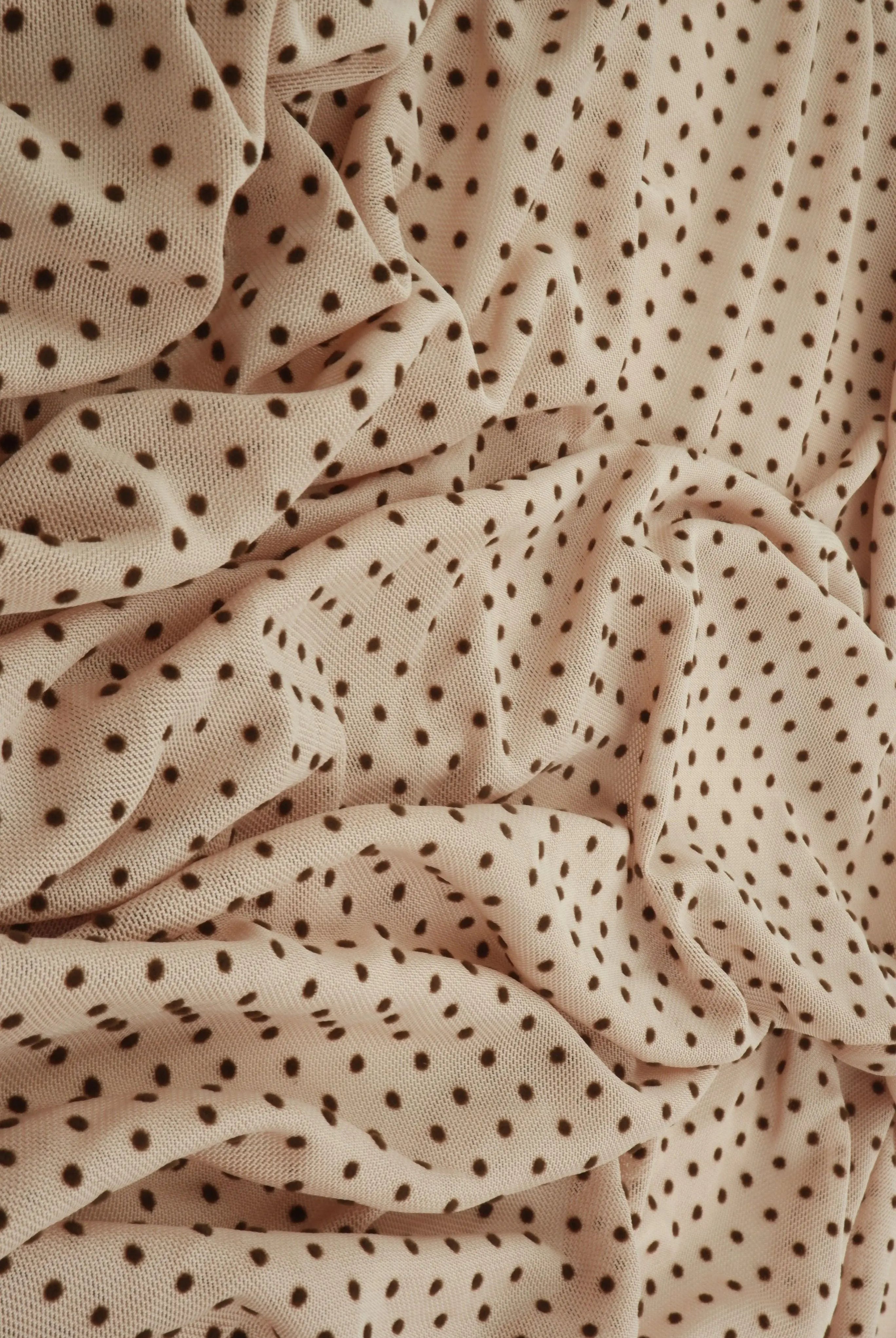 FLOCK-DU1614 TAUPE MESH