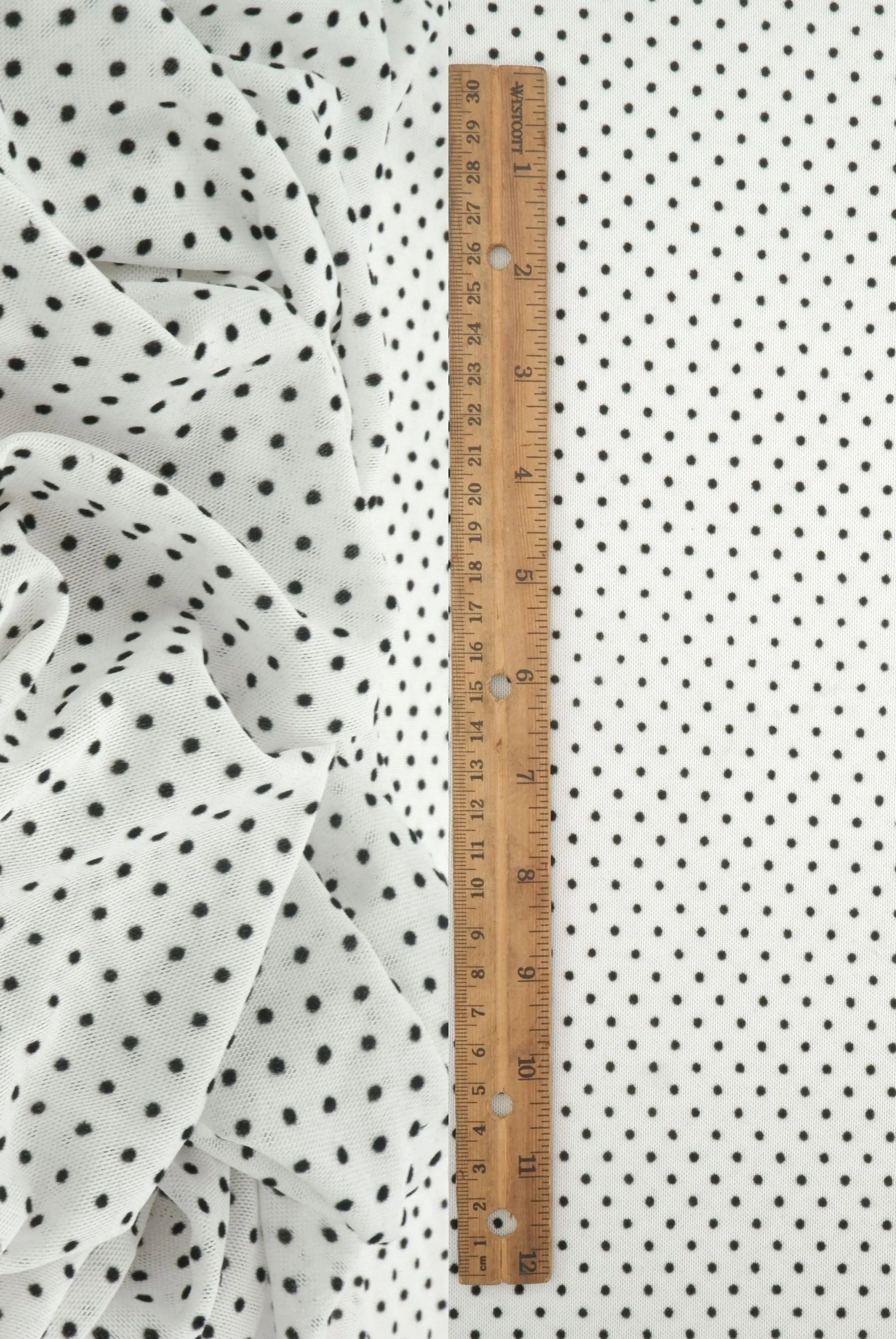 FLOCK-DU1614 IVORY/BLACK MESH