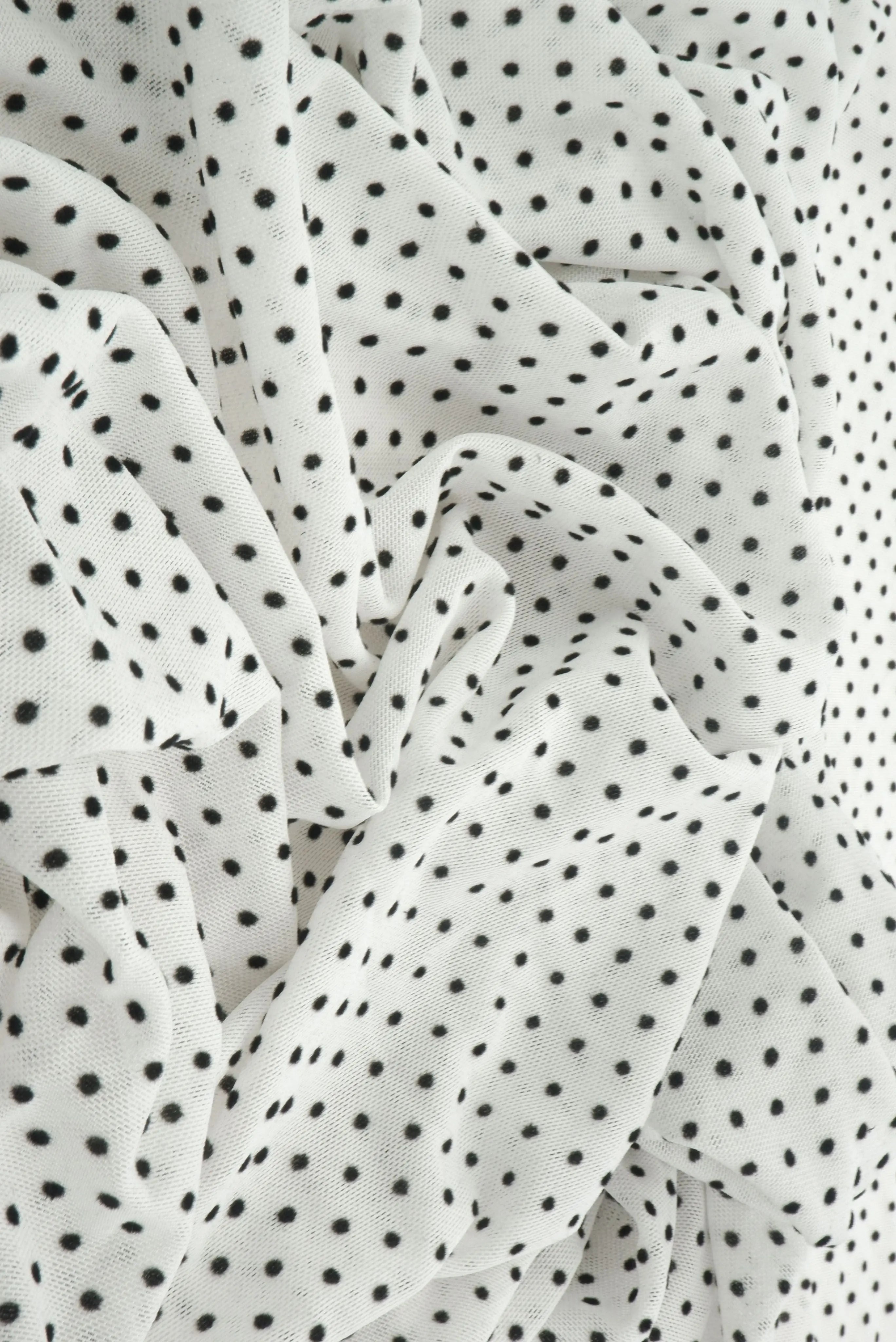 FLOCK-DU1614 IVORY/BLACK MESH