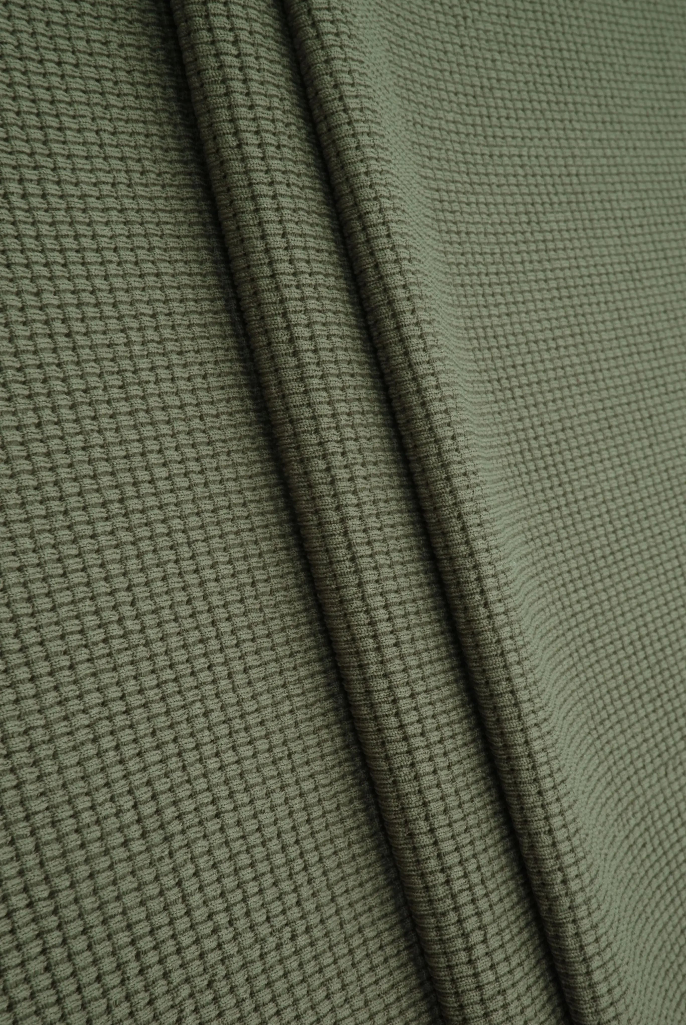 KNT4667 OLIVE VINTAGE KNIT