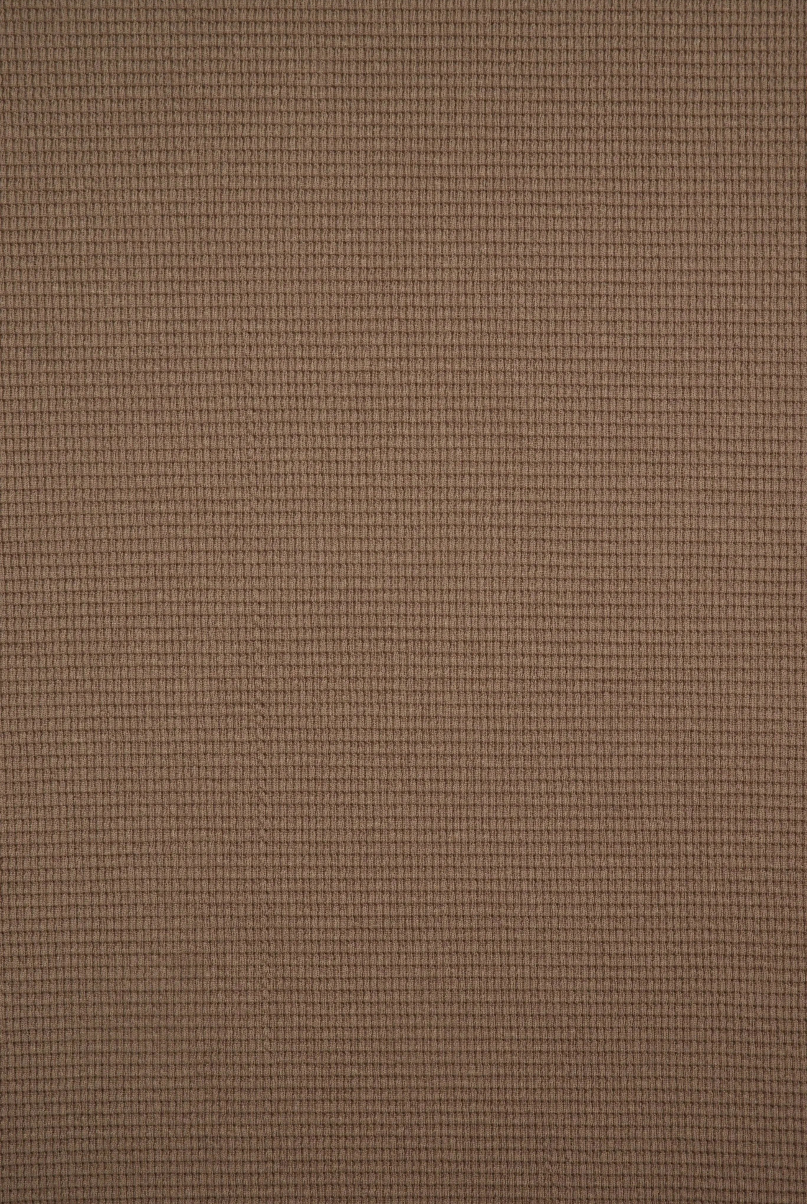 KNT4667 BROWN COCO KNIT