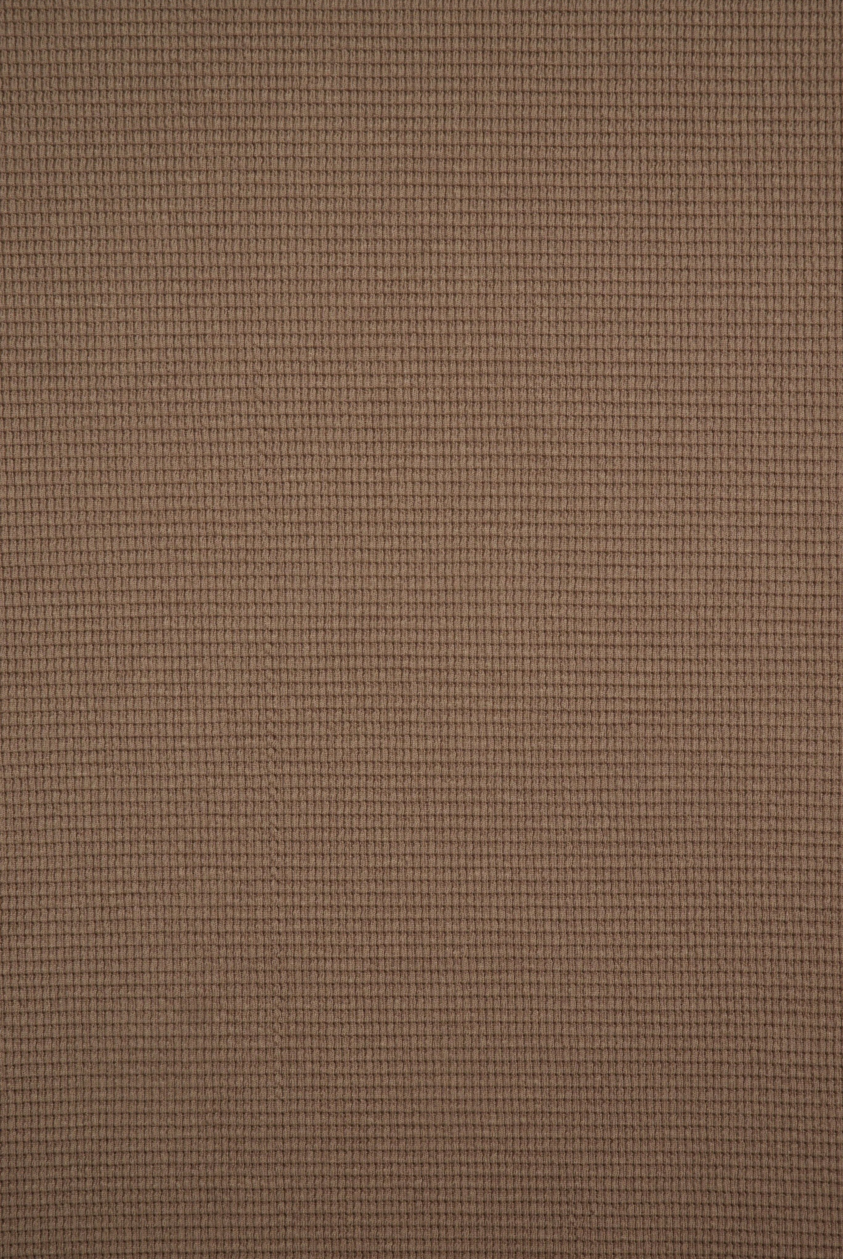 KNT4667 BROWN COCO KNIT