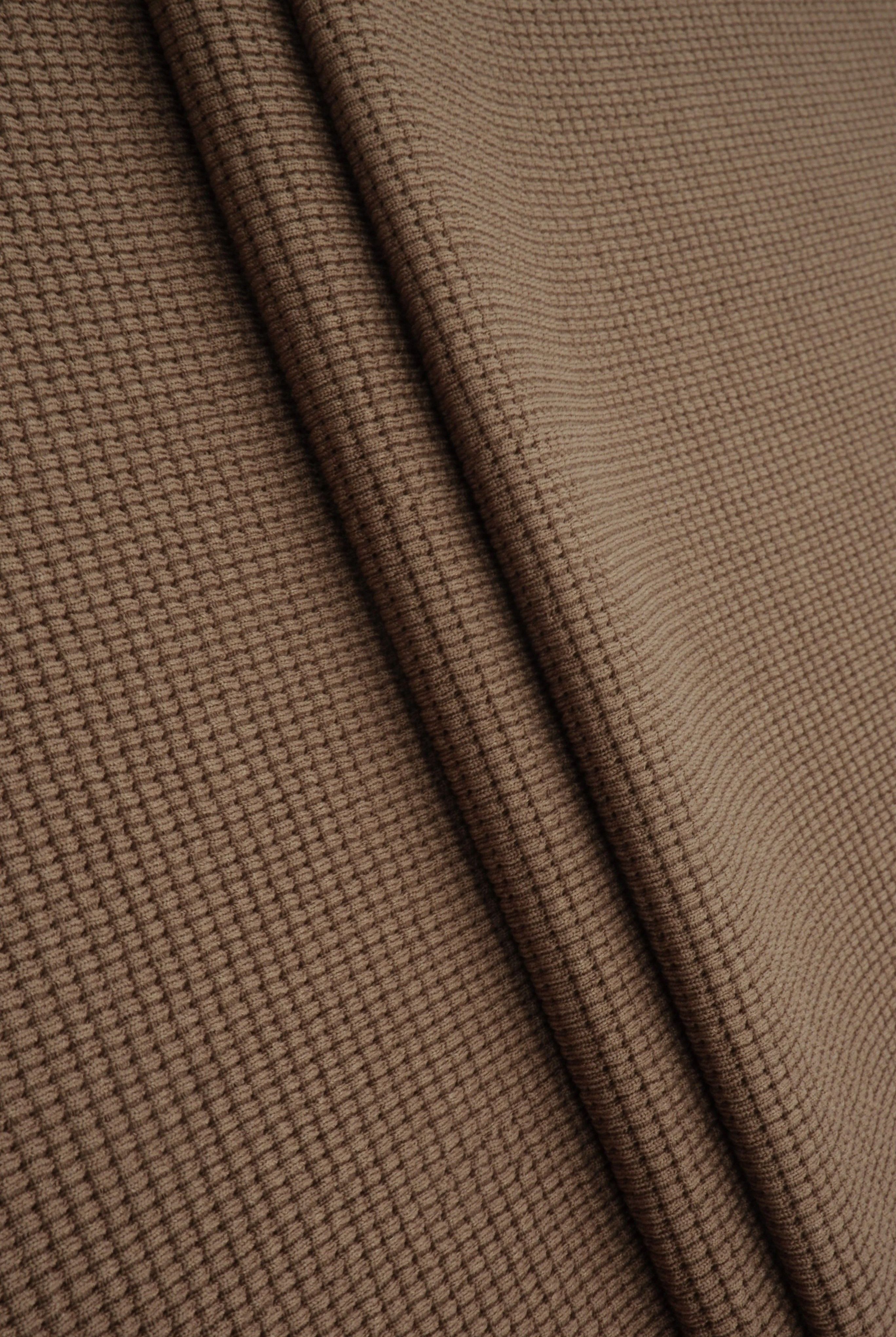 KNT4667 BROWN COCO KNIT