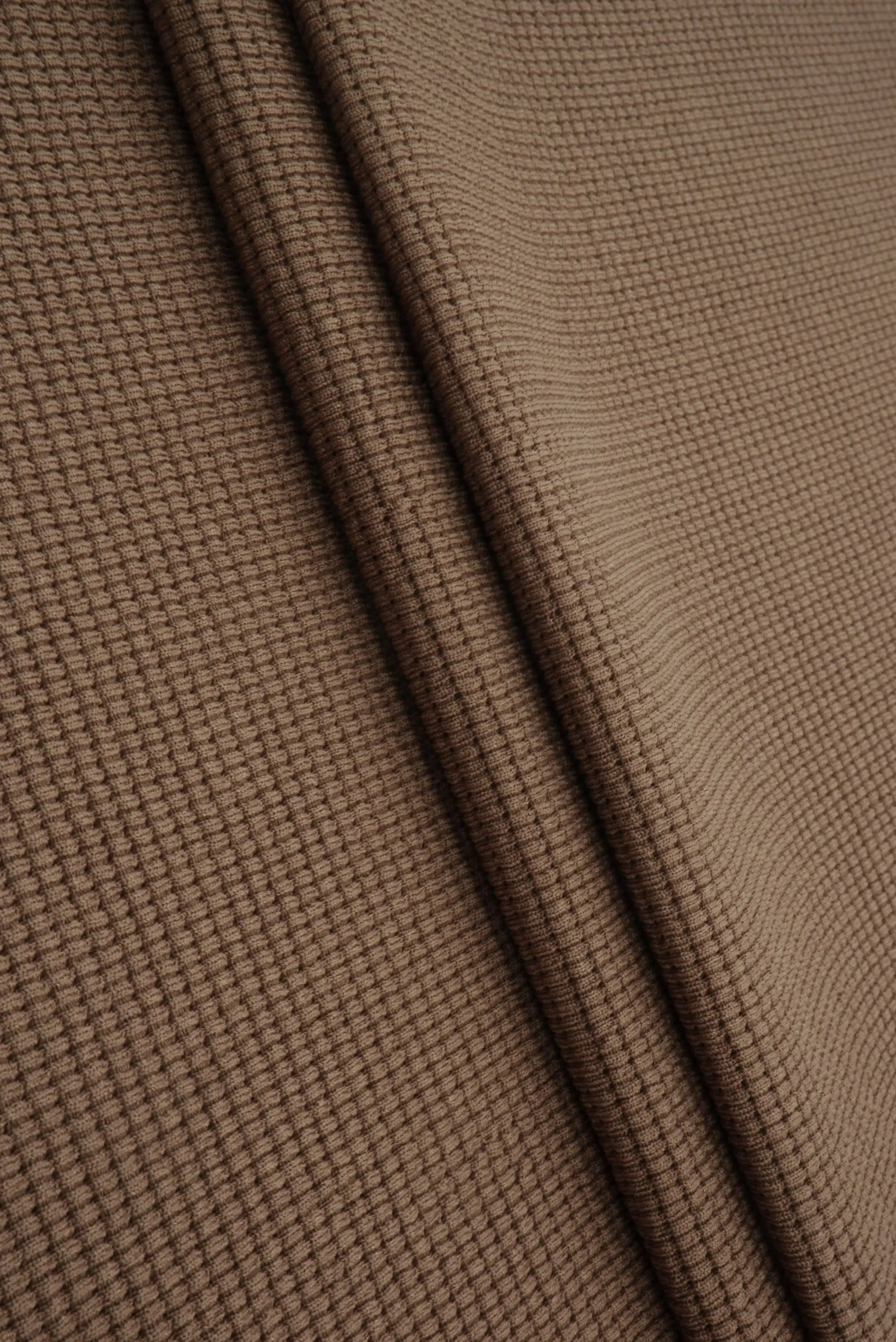 KNT4667 BROWN COCO KNIT