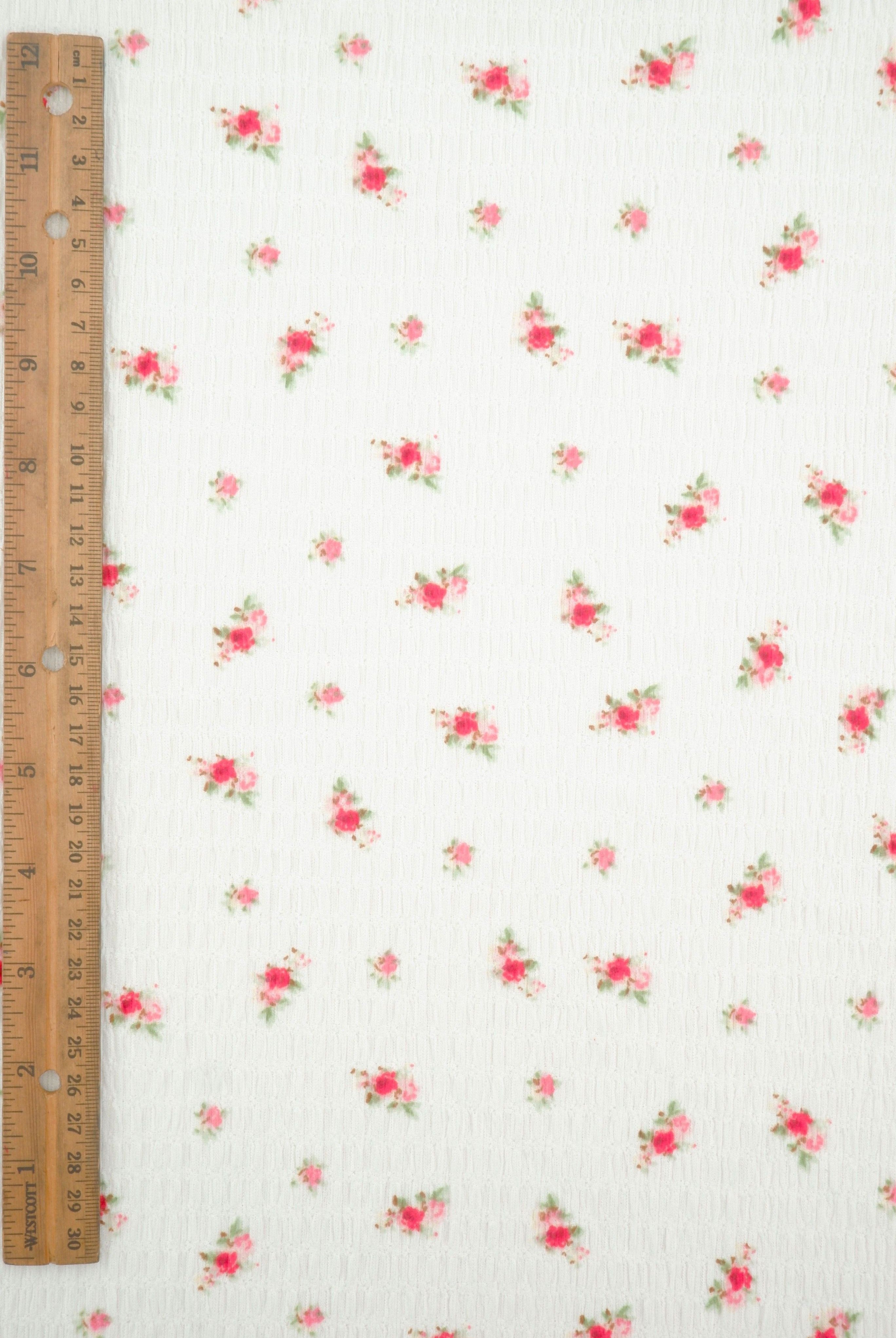 CRP4628-MS11571 IVORY/RED WOVEN