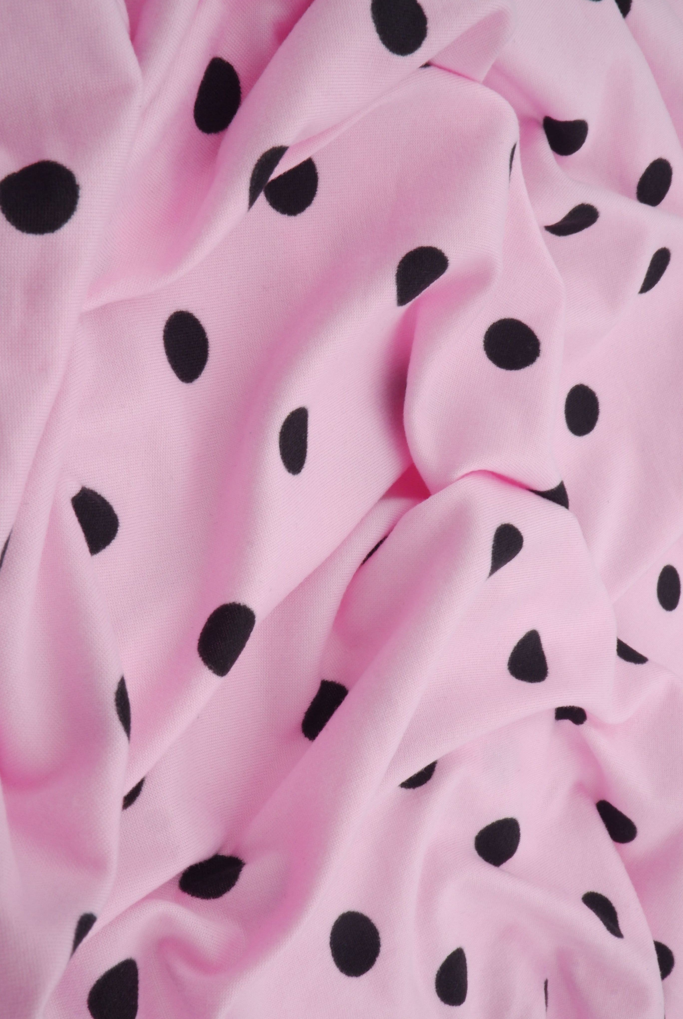 KNT4520-SE90548 PINK BIKER SHORTS BLOUSE BODYSUIT CAMI DOT DRESS DTY BRUSHED KNIT LOUNGEWEAR PANTS POLYESTER PRINT SKIRTS SPANDEX STRETCH T-SHIRT TOPS TUNICS