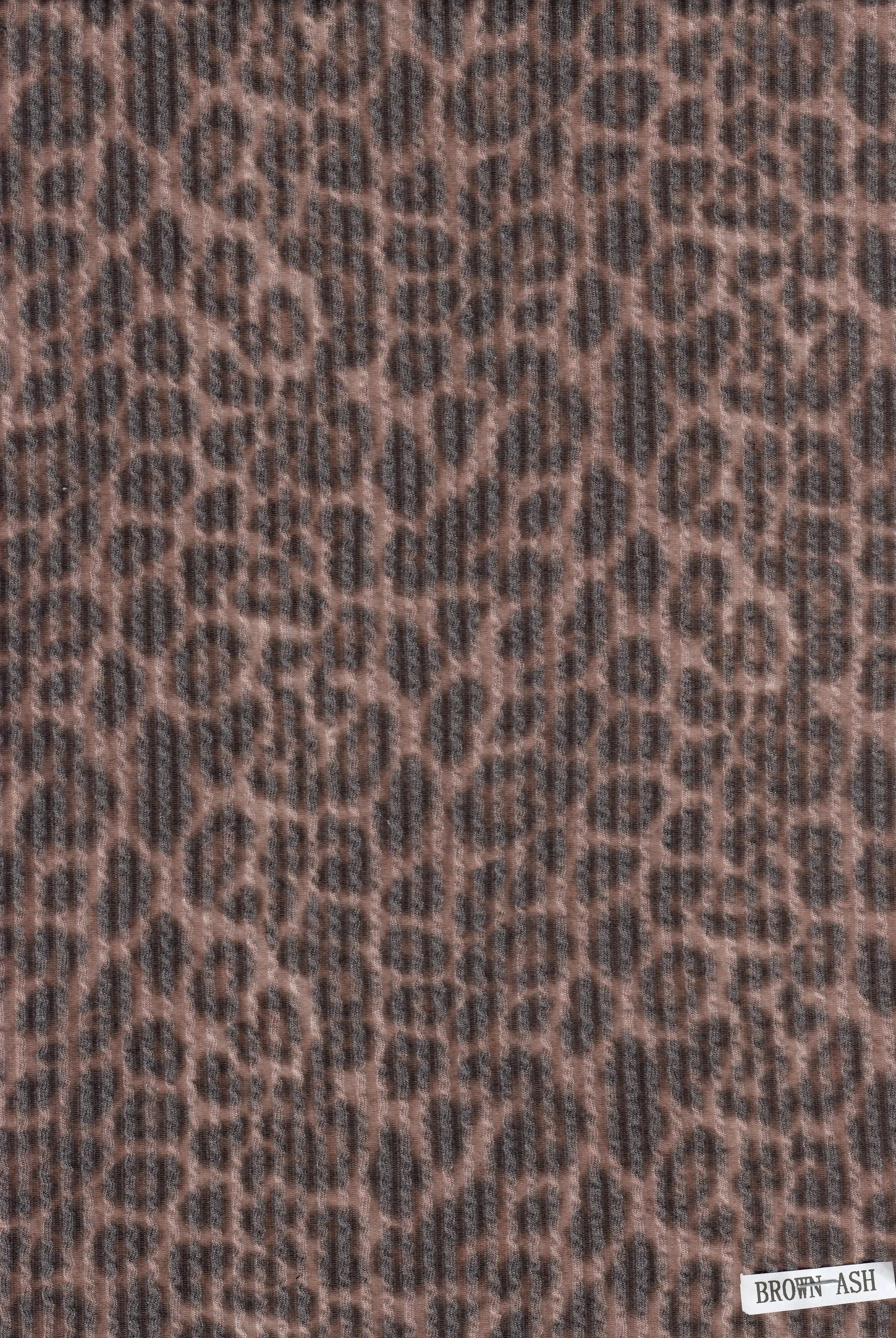 KNT4463-SE20351 BROWN ASH KNIT