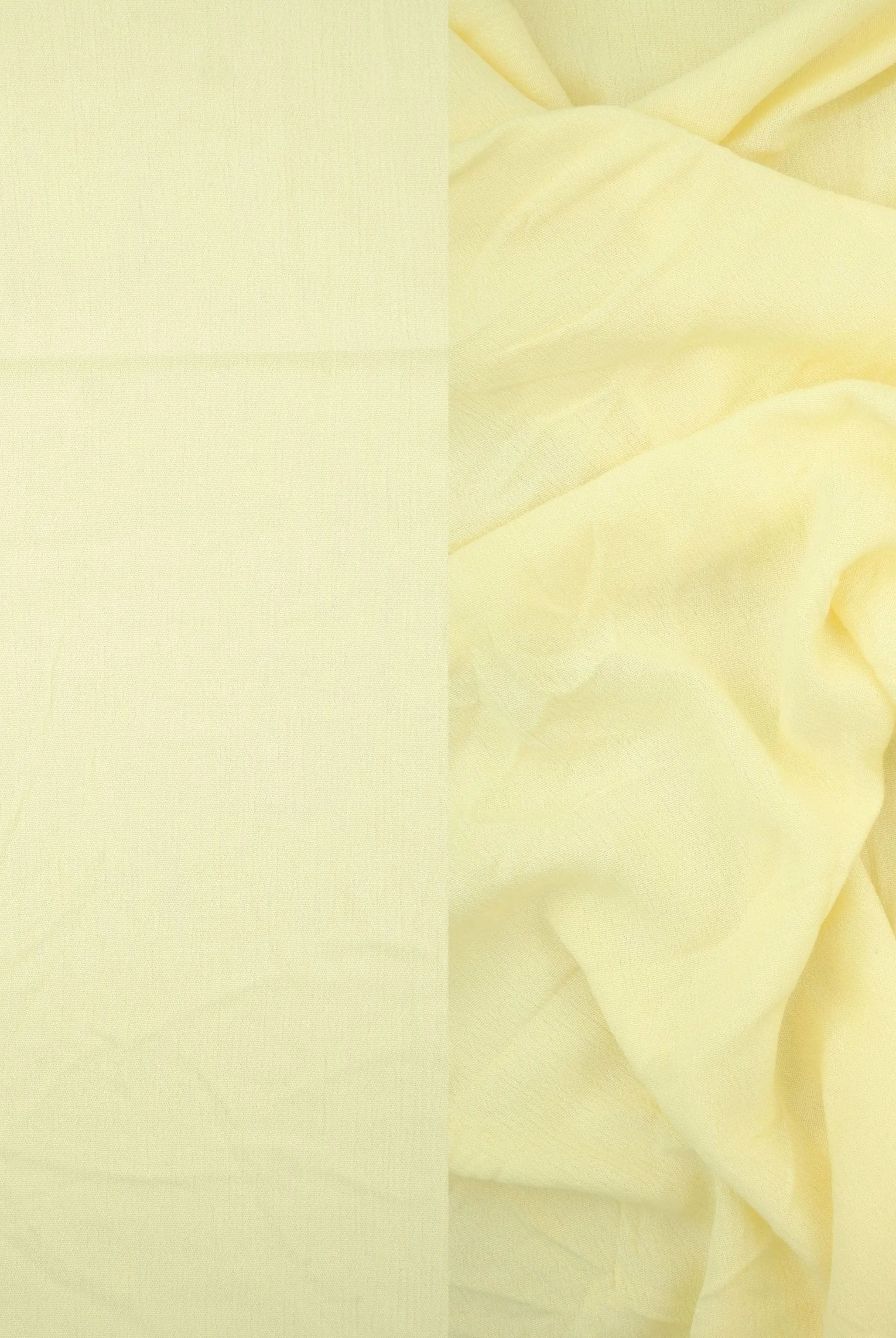 CRP3143 YELLOW LT. BLOUSE BOTTOMS CAMI CREPON DRESS NO-PRINT OUTERWEAR RAYON SKIRTS SOLID T-SHIRT TOPS TUNICS WOVEN