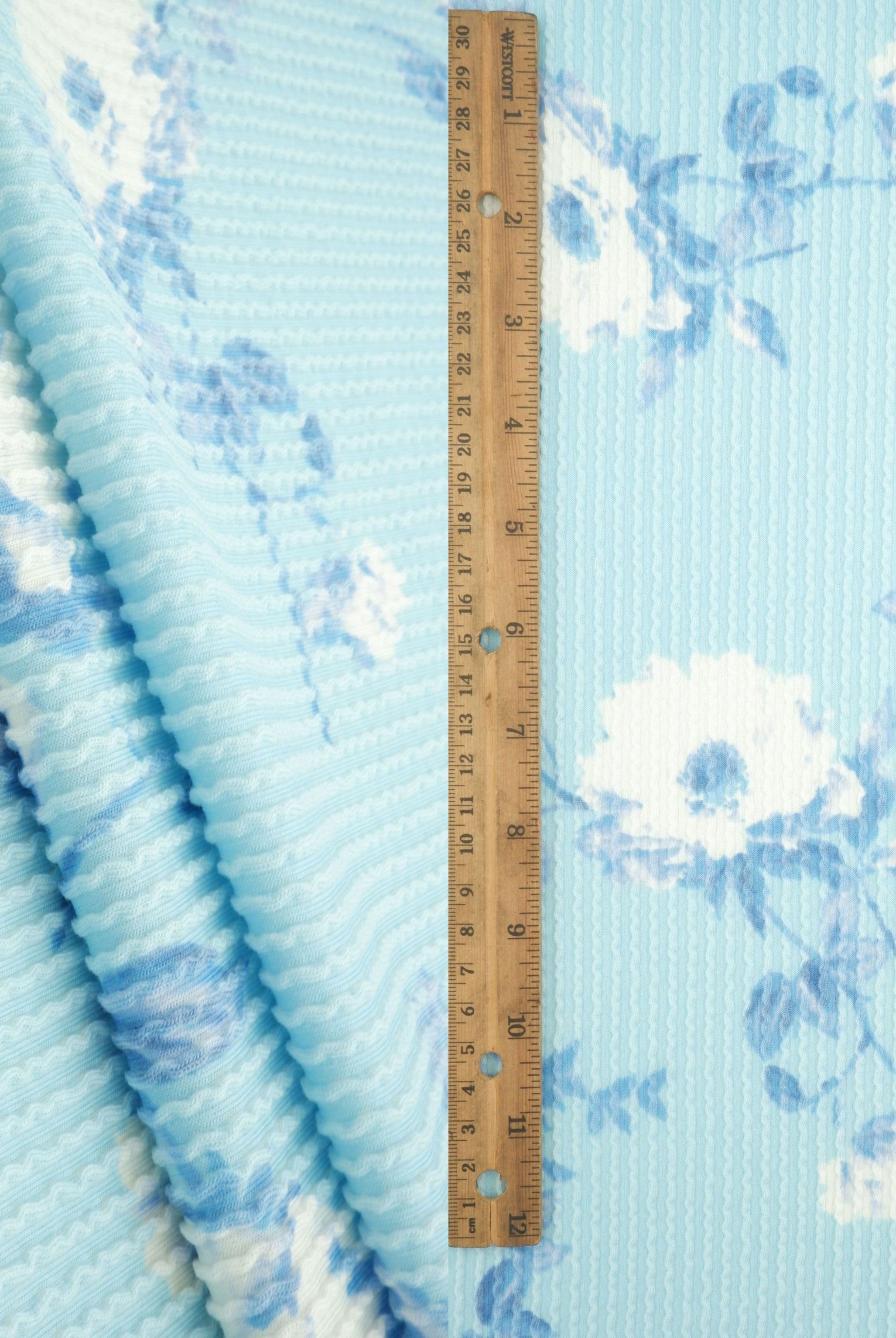 KNT4463-MS11153 SKY BLUE ACTIVEWEAR BOTTOMS DOUBLE KNIT DRESS FLOWER JACQUARD PANTS POLYESTER RAYON RIB SKIRTS SOLID SPANDEX STRETCH URBAN