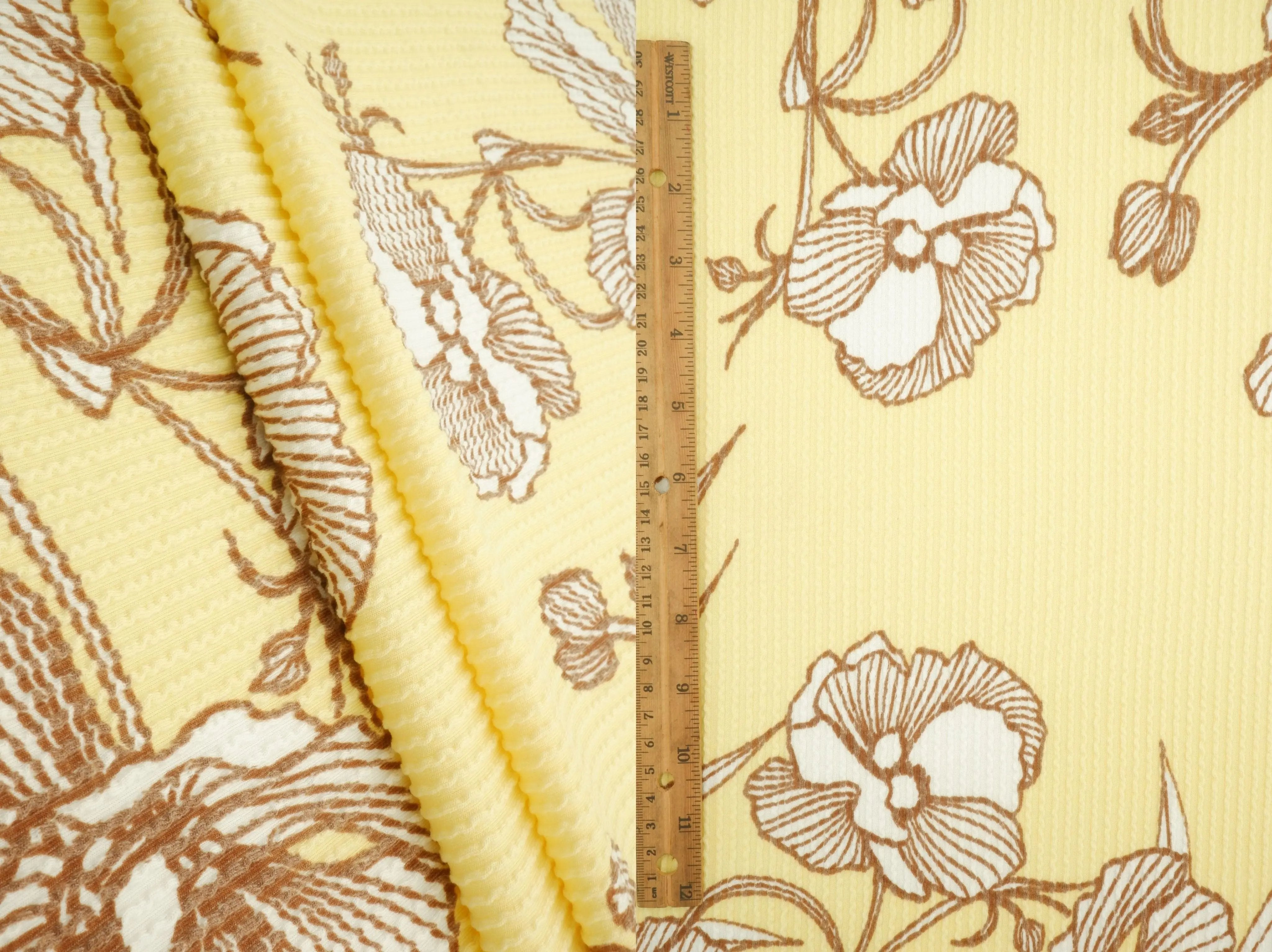 KNT4463-MS11628 YELLOW BUTTER KNIT