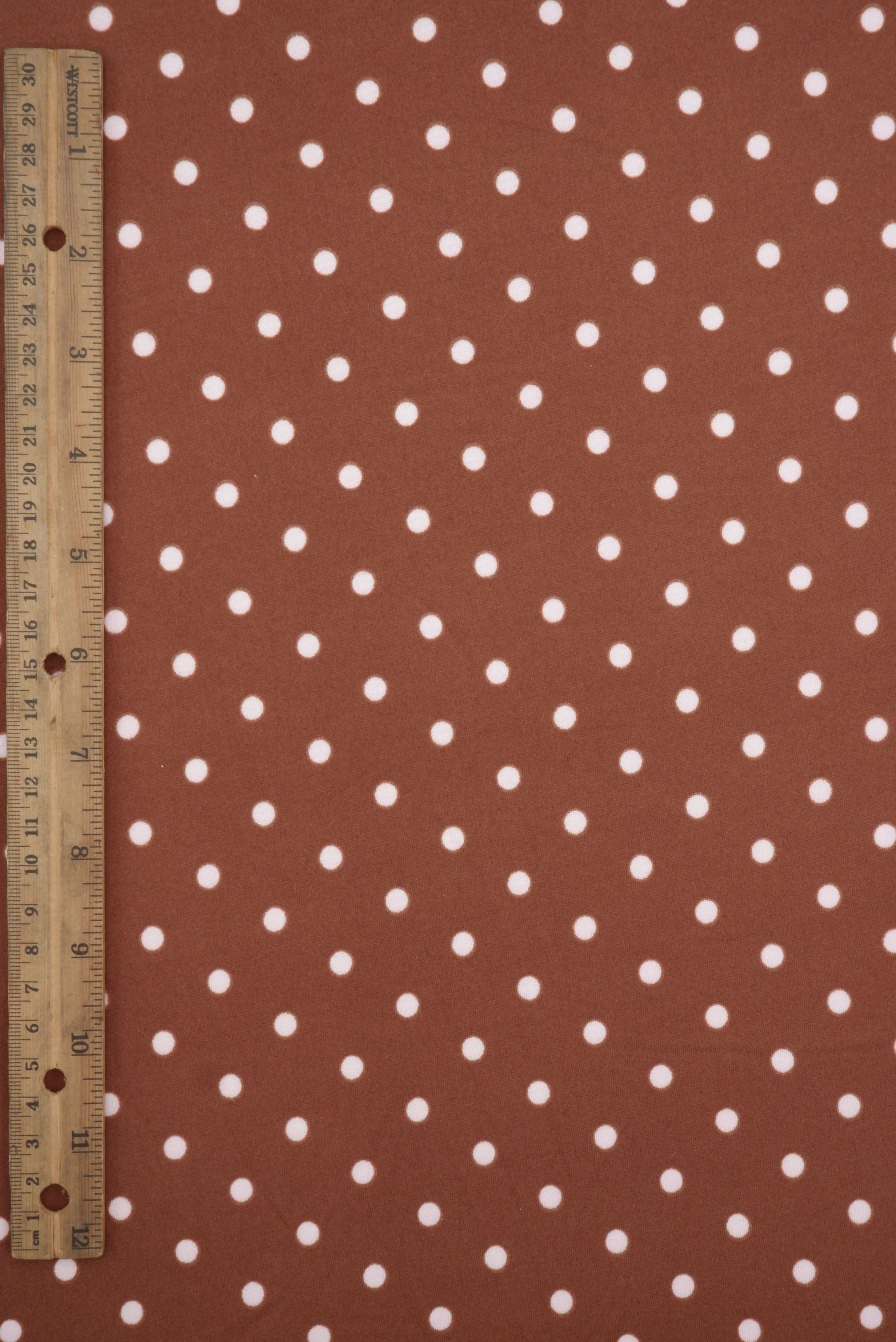 KNT4520-MS11654 CHOCO/PINK BOTTOMS DRESS DTY BRUSHED KNIT POLYESTER SPANDEX T-SHIRT TOPS