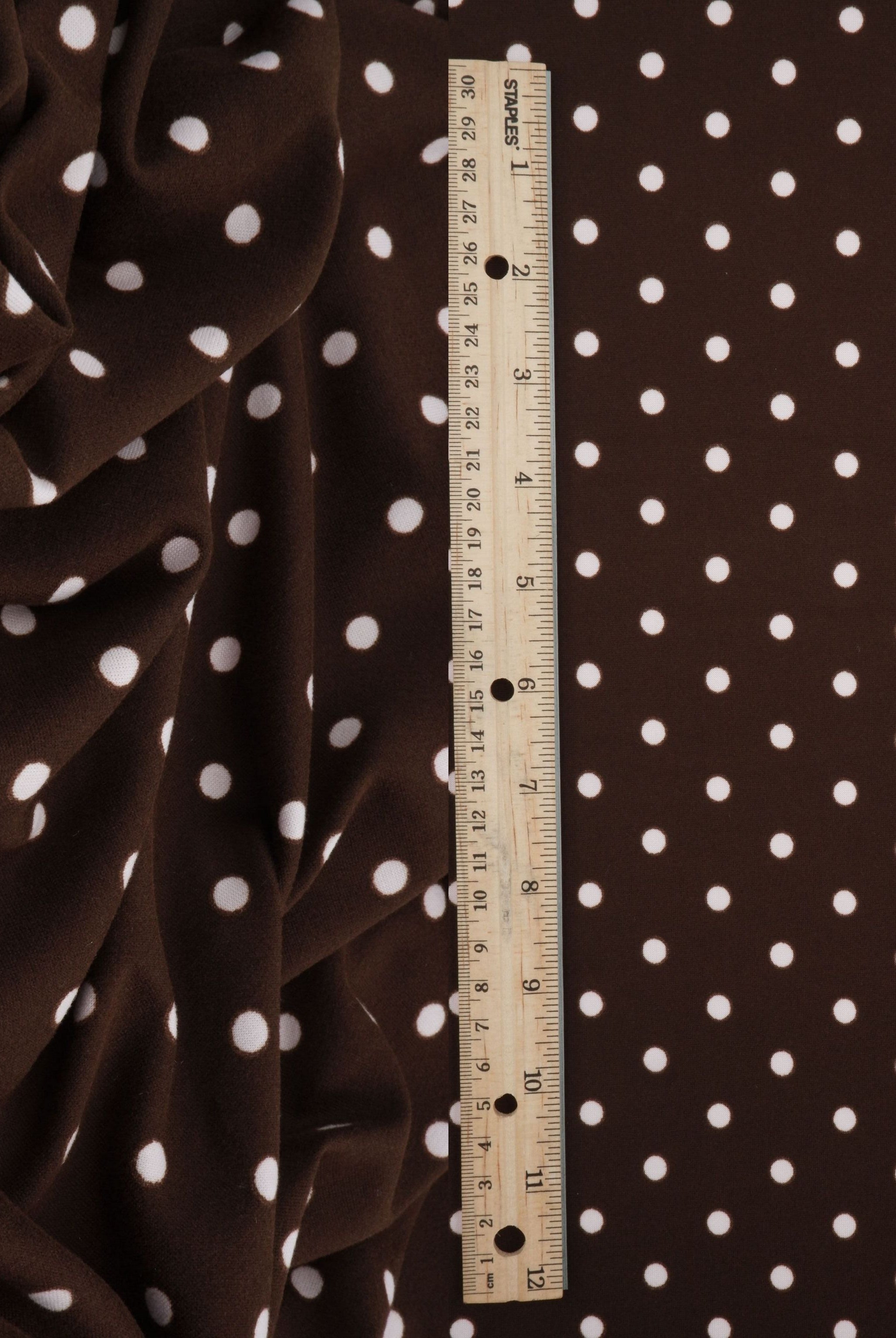KNT4520-MS11654 DK.BROWN/PINK BOTTOMS DRESS DTY BRUSHED KNIT POLYESTER SPANDEX T-SHIRT TOPS