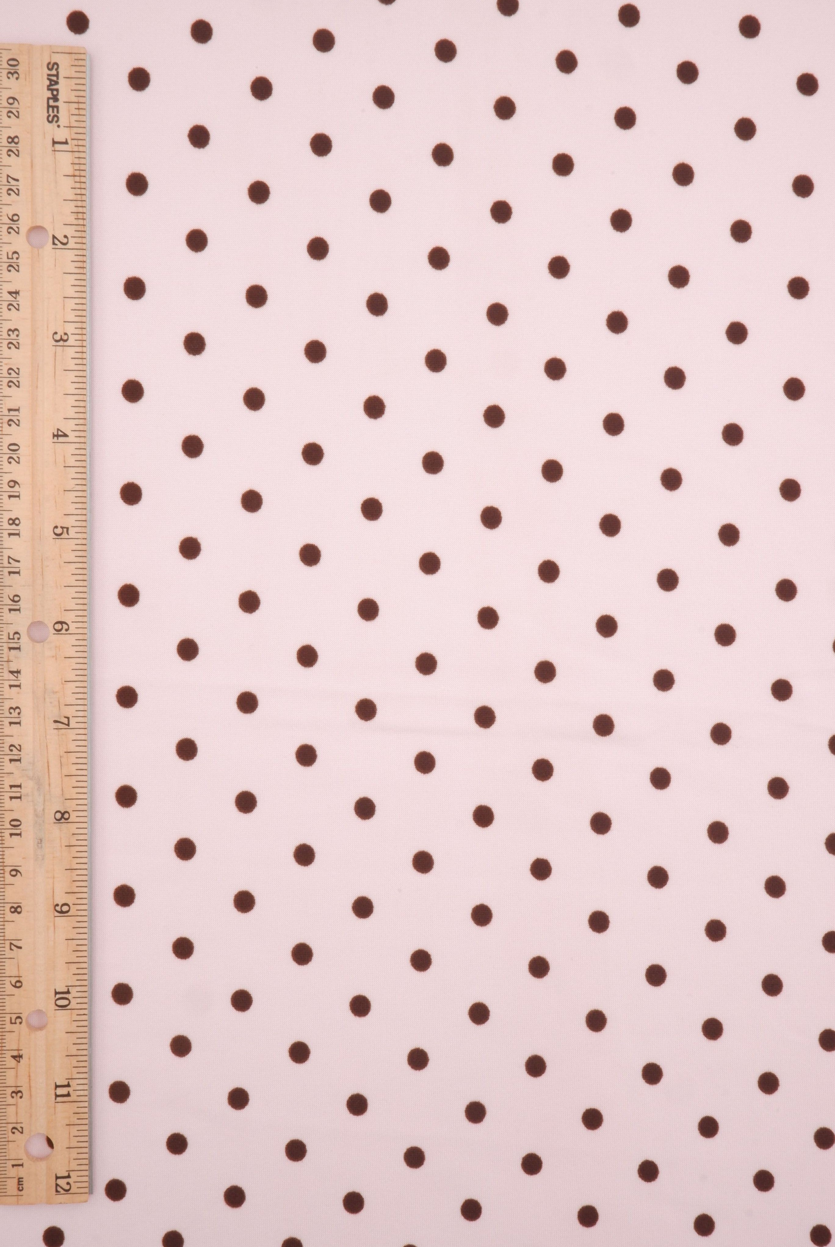 KNT4520-MS11654 PINK/DK.BROWN BOTTOMS DRESS DTY BRUSHED KNIT POLYESTER SPANDEX T-SHIRT TOPS