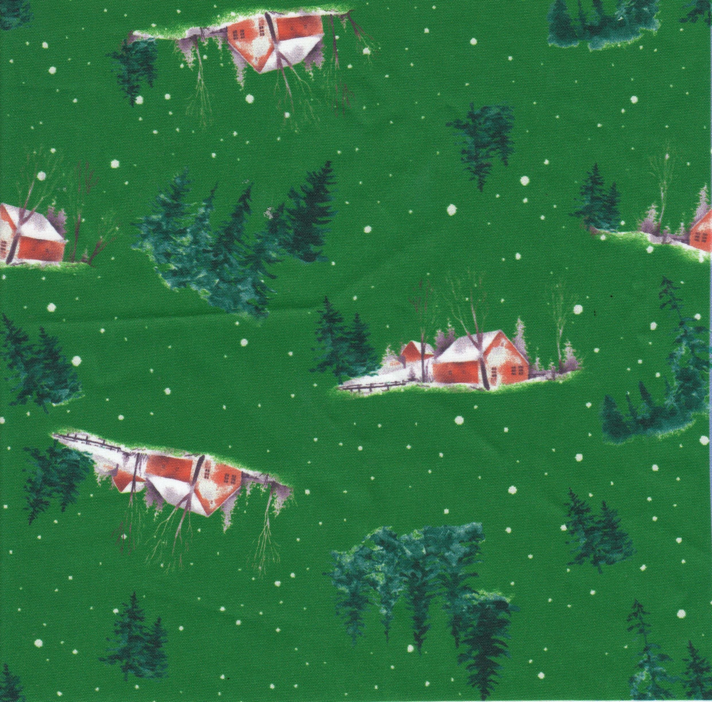 DPOP7704-M11735 GREEN BOTTOMS DIGITAL PRINT LOUNGEWEAR PANTS T-SHIRT TOPS WOVEN