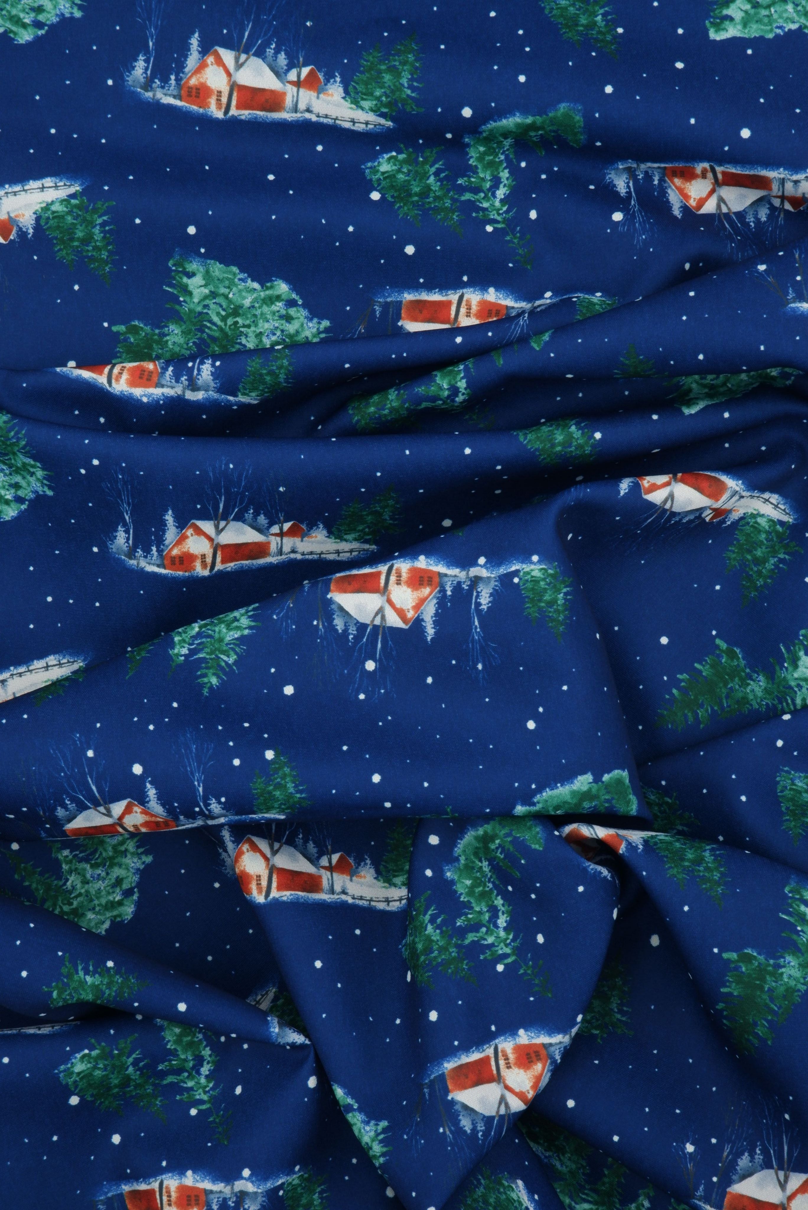 DPOP7704-M11735 NAVY BOTTOMS DIGITAL PRINT LOUNGEWEAR PANTS T-SHIRT TOPS WOVEN