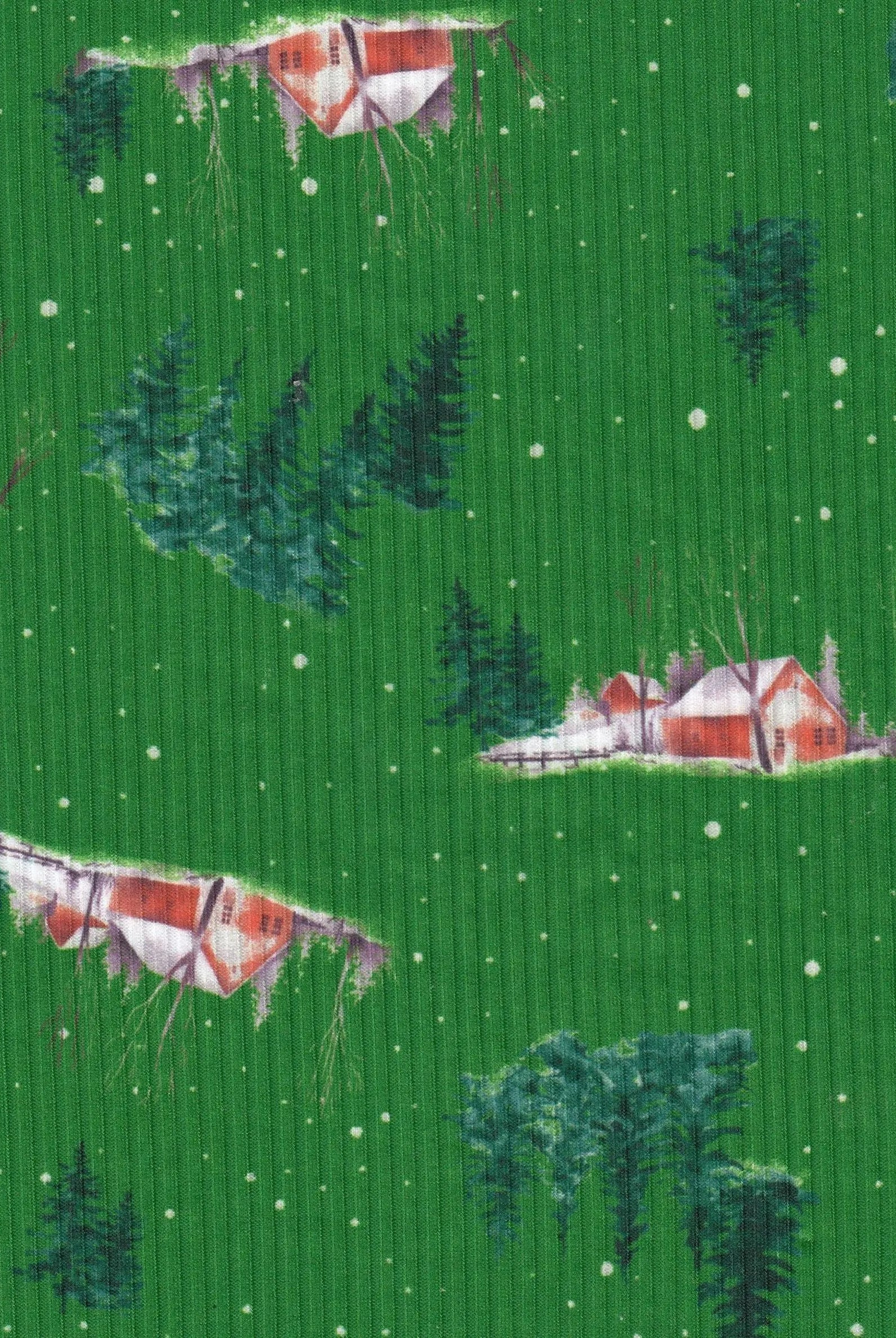 DKNT4151-M11735 GREEN KNIT