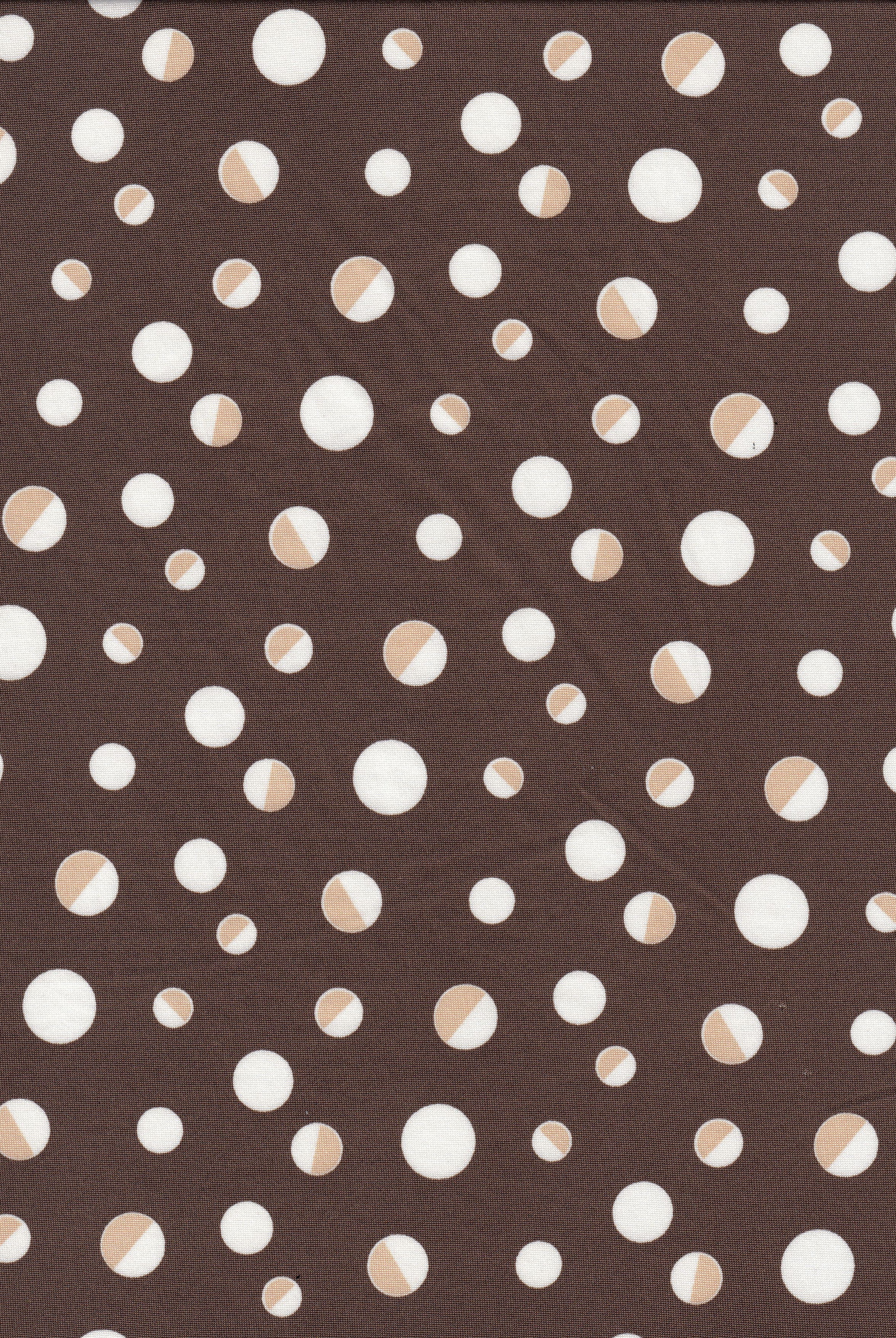 KNT4498-MS11801 BROWN BLOUSE BOTTOMS CAMI DOT DRESS DTY KNIT PANTS POLYESTER PRINT SKIRTS SPANDEX TOPS