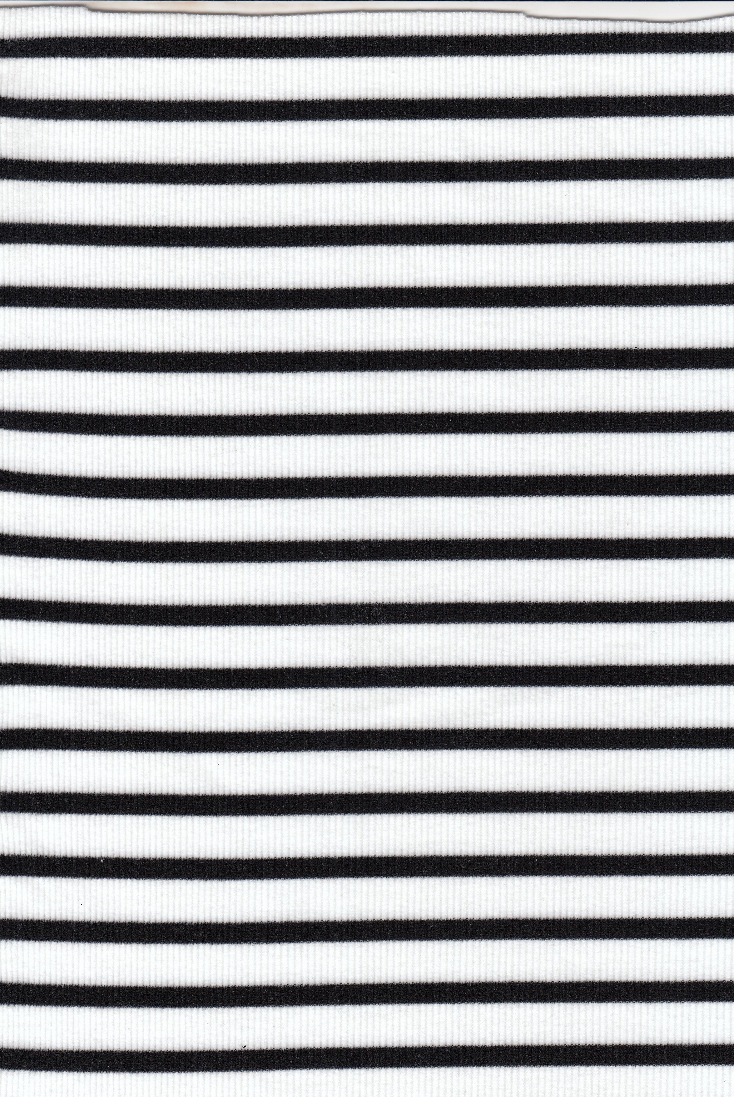 KNT4586 IVORY/BLACK BLOUSE BOTTOMS CAMI DRESS FLEECE KNIT LOUNGEWEAR POLYESTER RIBBED 2X2 SKIRTS SPANDEX STRETCH STRIPE SWEATSHIRT TOPS TUNICS