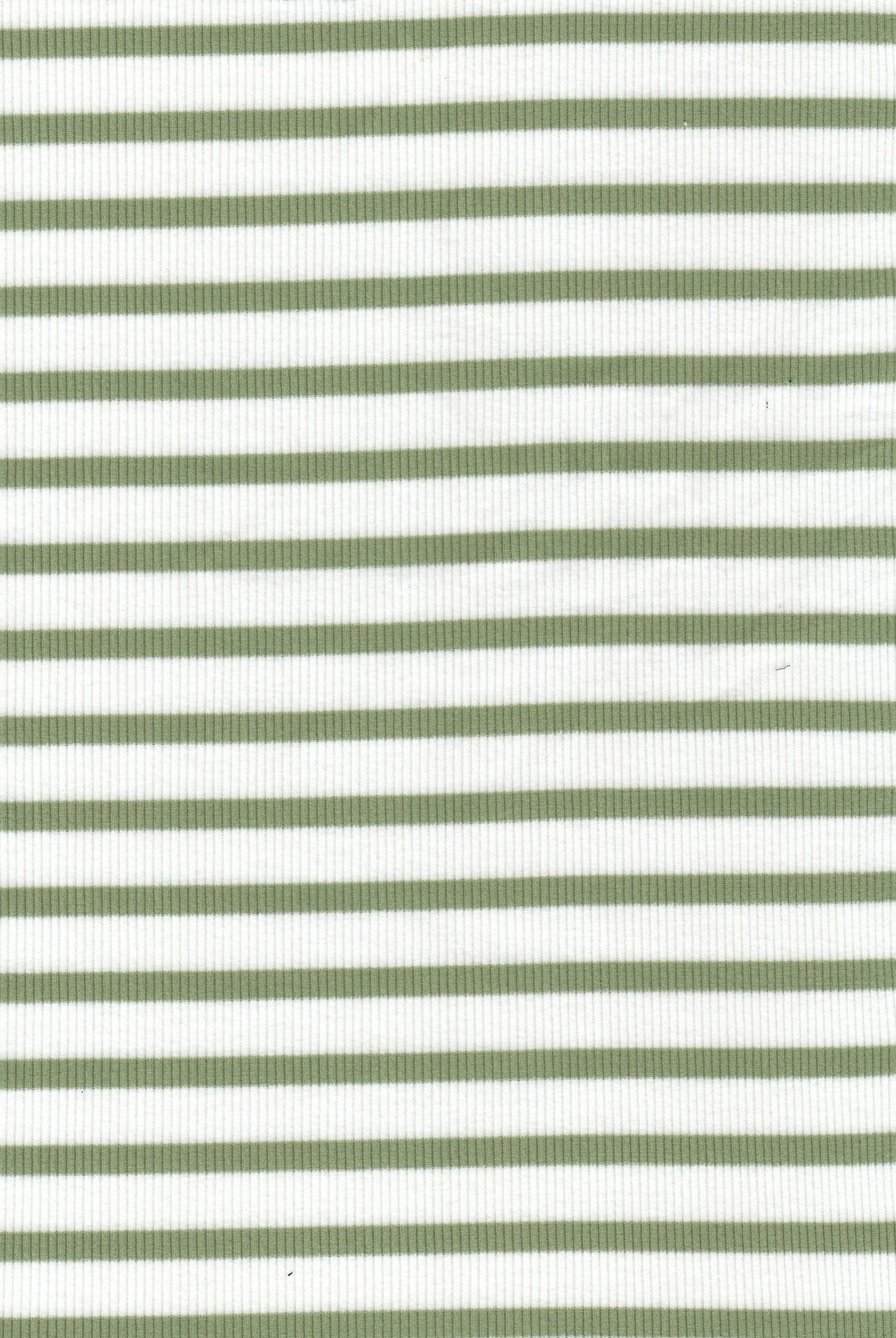 KNT4586 IVORY/SAGE BLOUSE BOTTOMS CAMI DRESS FLEECE KNIT LOUNGEWEAR POLYESTER RIBBED 2X2 SKIRTS SPANDEX STRETCH STRIPE SWEATSHIRT TOPS TUNICS