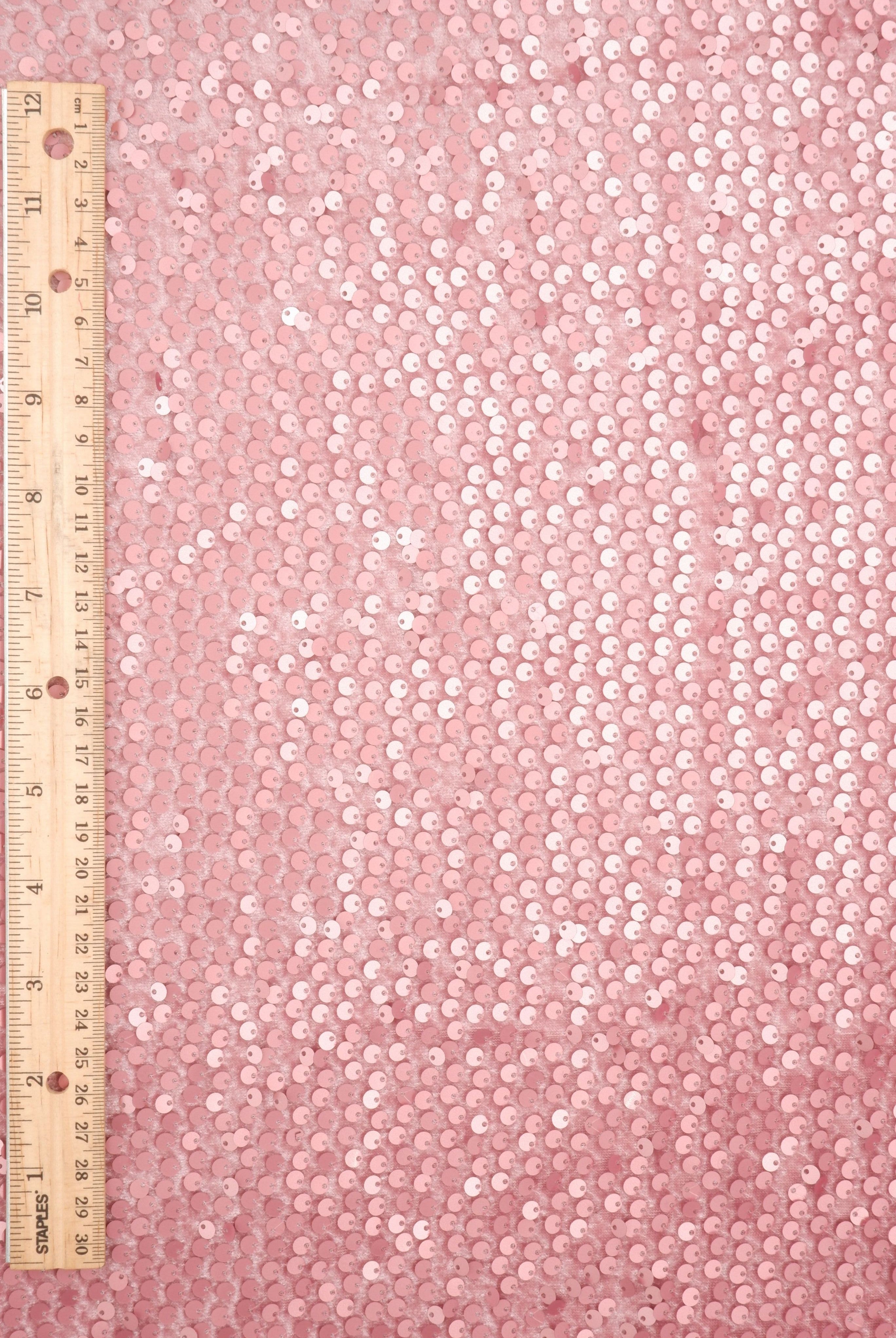 SEQ-2324 FLAMINGO KNIT SEQUINS