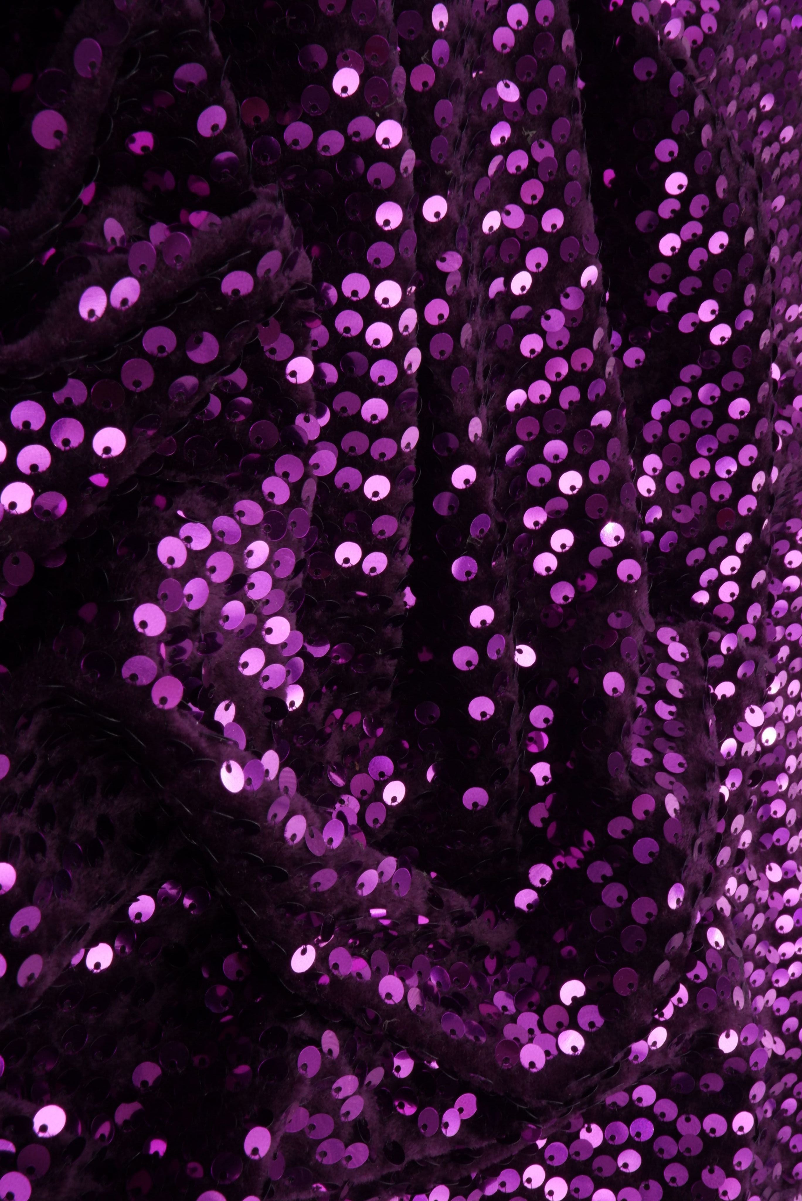 SEQ-2324 PURPLE KNIT SEQUINS