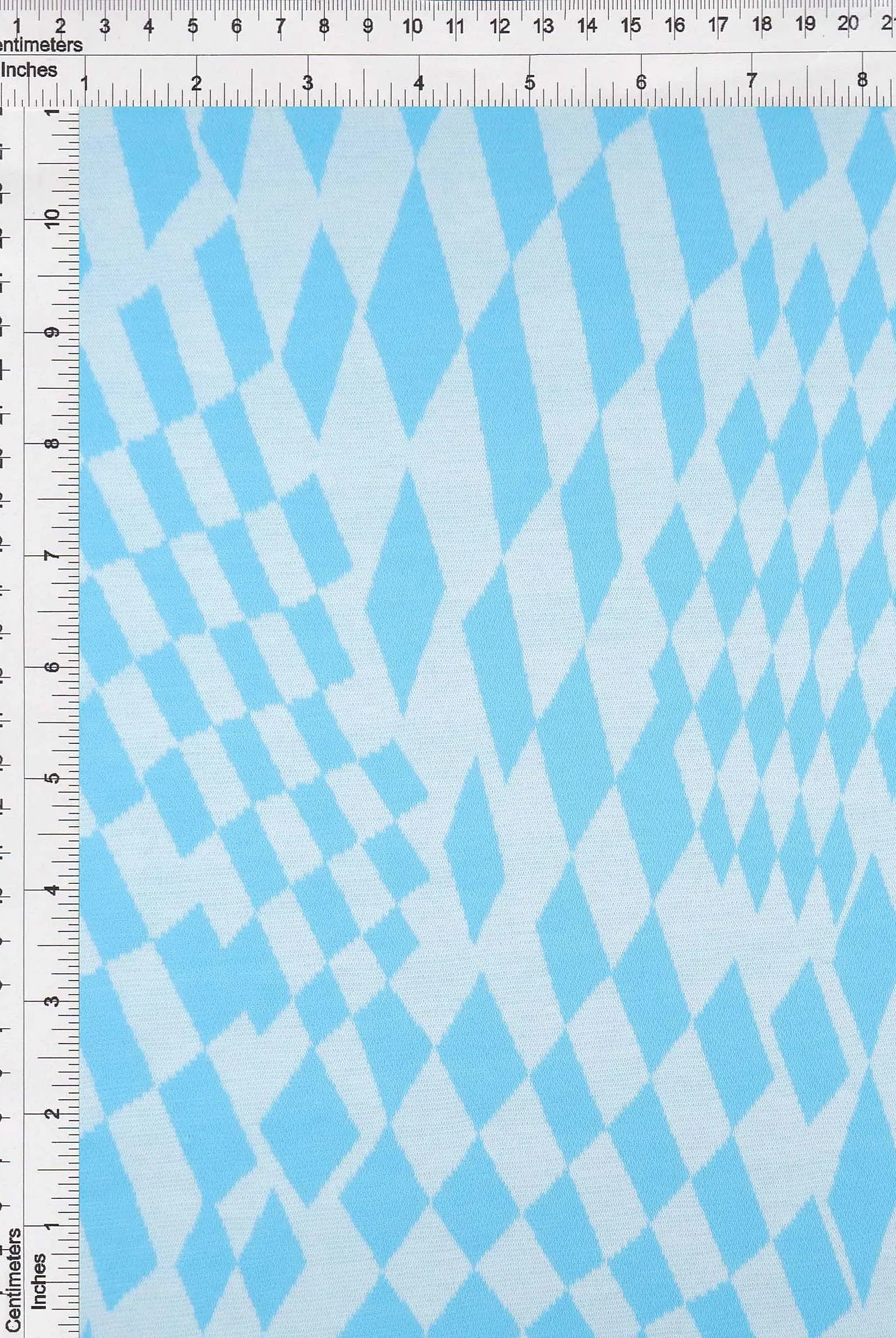 KNT4438 BLUE CHECKERED DOUBLE KNIT DRESS JACQUARD OUTERWEAR PANTS POLYESTER RAYON SKIRTS SOLID SPANDEX STRETCH TOPS YARN DYED