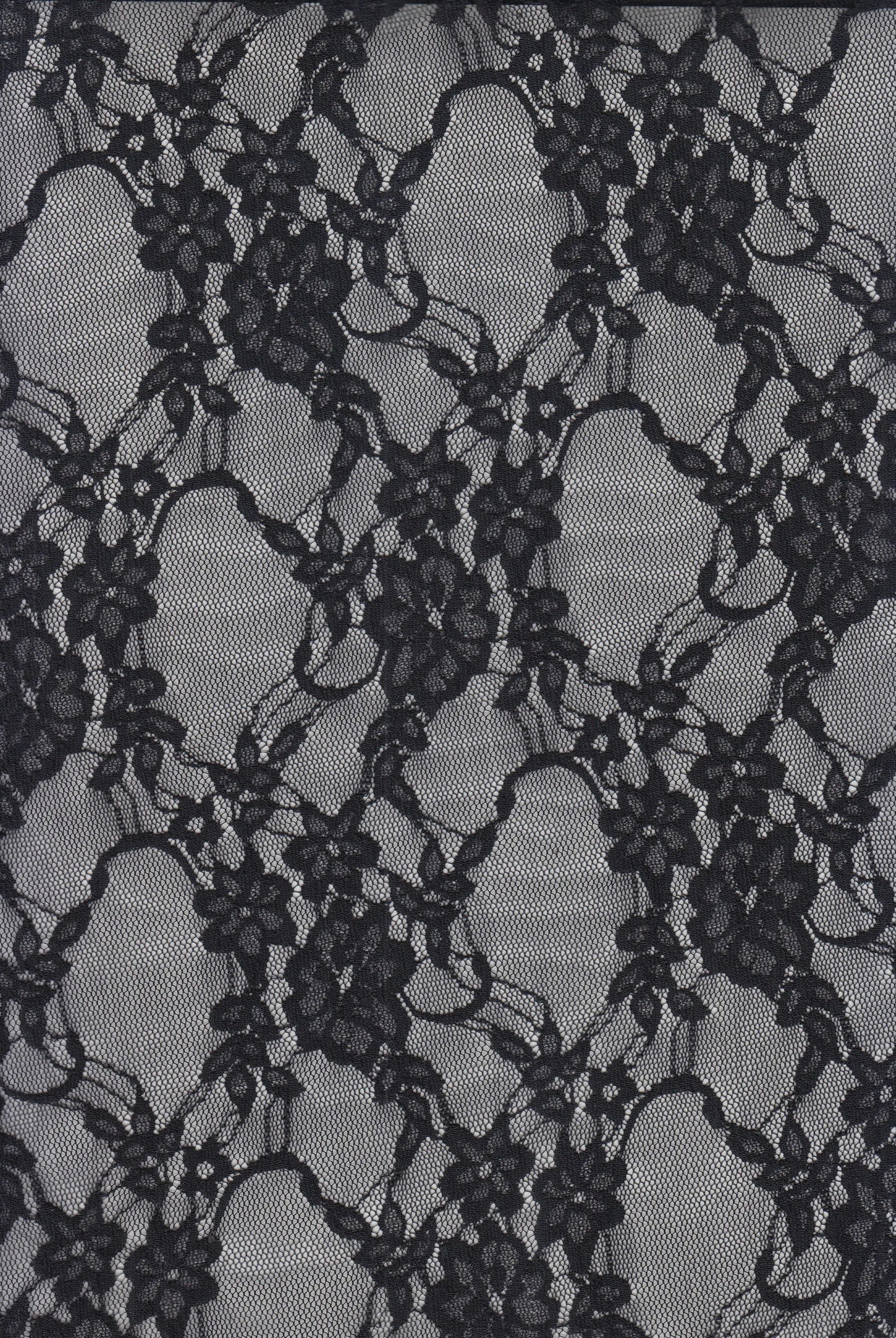 LACE-1483 BLACK BLACK BLOUSE BOTTOMS CAMI DRESS FLORAL LACE LOUNGEWEAR NYLON SKIRTS SOLID SPANDEX TOPS