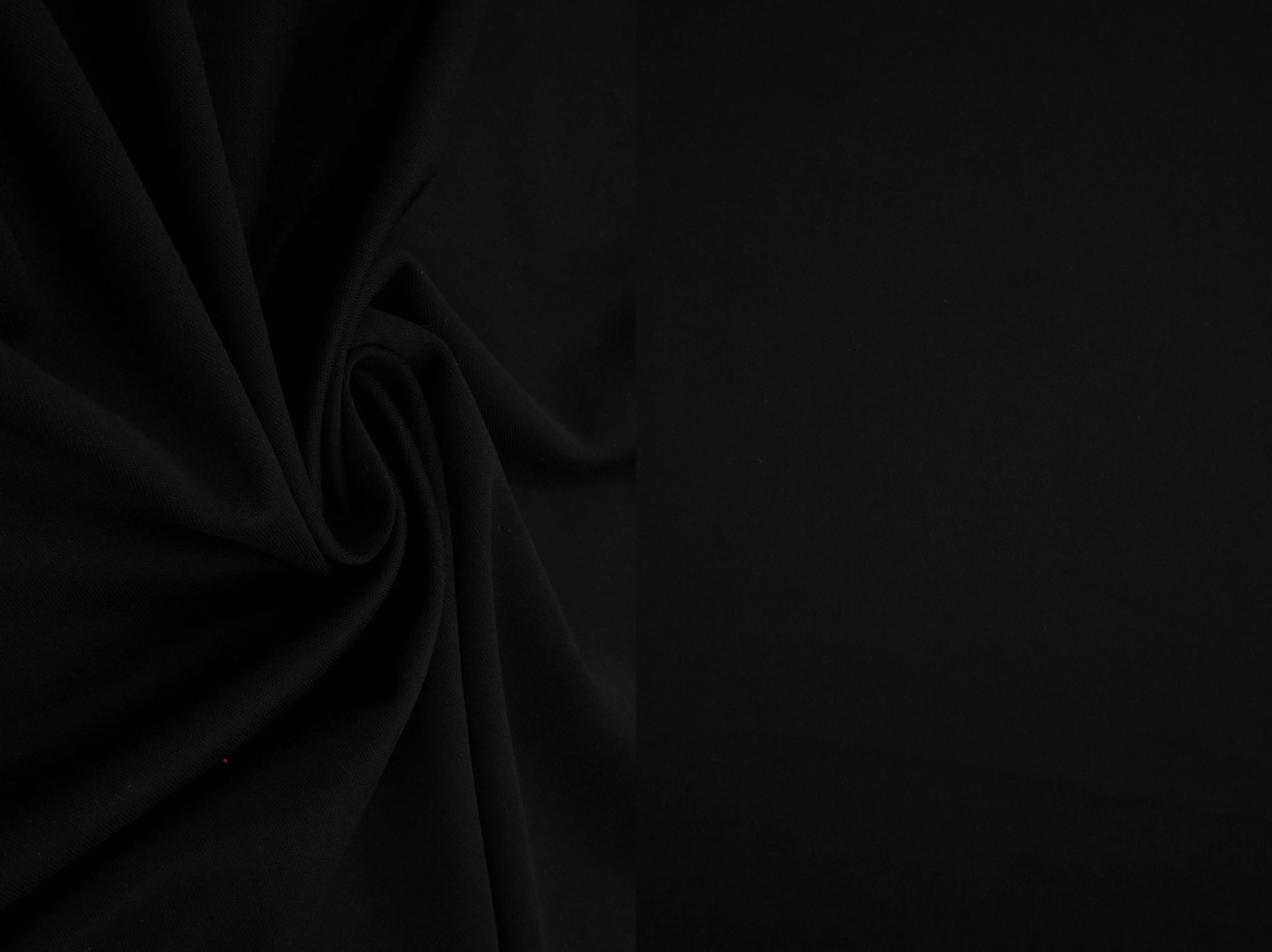 KNT1450-TECH240 BLACK BLACK BOTTOMS DRESS KNIT NO-PRINT OUTERWEAR PANTS POLY SKIRTS SOLID SPAN SPUN STRETCH TECHNO TOPS TUNICS