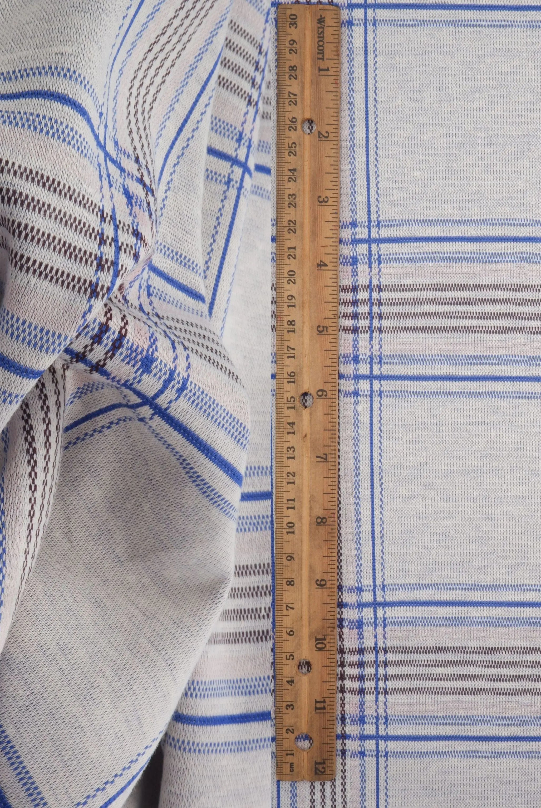 KNT4416 BLUE BODYSUIT BOTTOMS DRESS KNIT LOUNGEWEAR OUTERWEAR PANTS PLAID POLYESTER RAYON SKIRTS SOLID SPANDEX STRETCH TOPS TUNICS YARN DYED